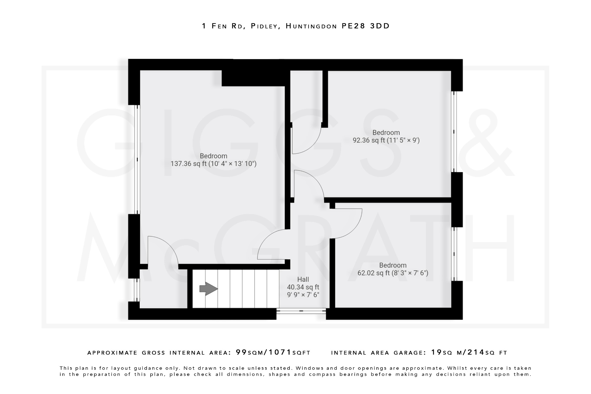 3 bed semi-detached house for sale in Fen Road, Huntingdon - Property Floorplan
