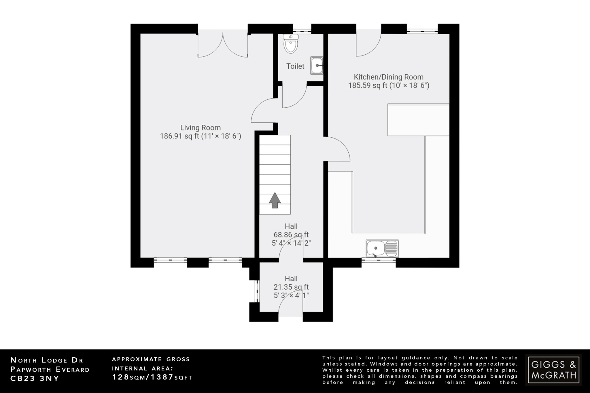 4 bed town house for sale in North Lodge Drive, Cambridge - Property Floorplan