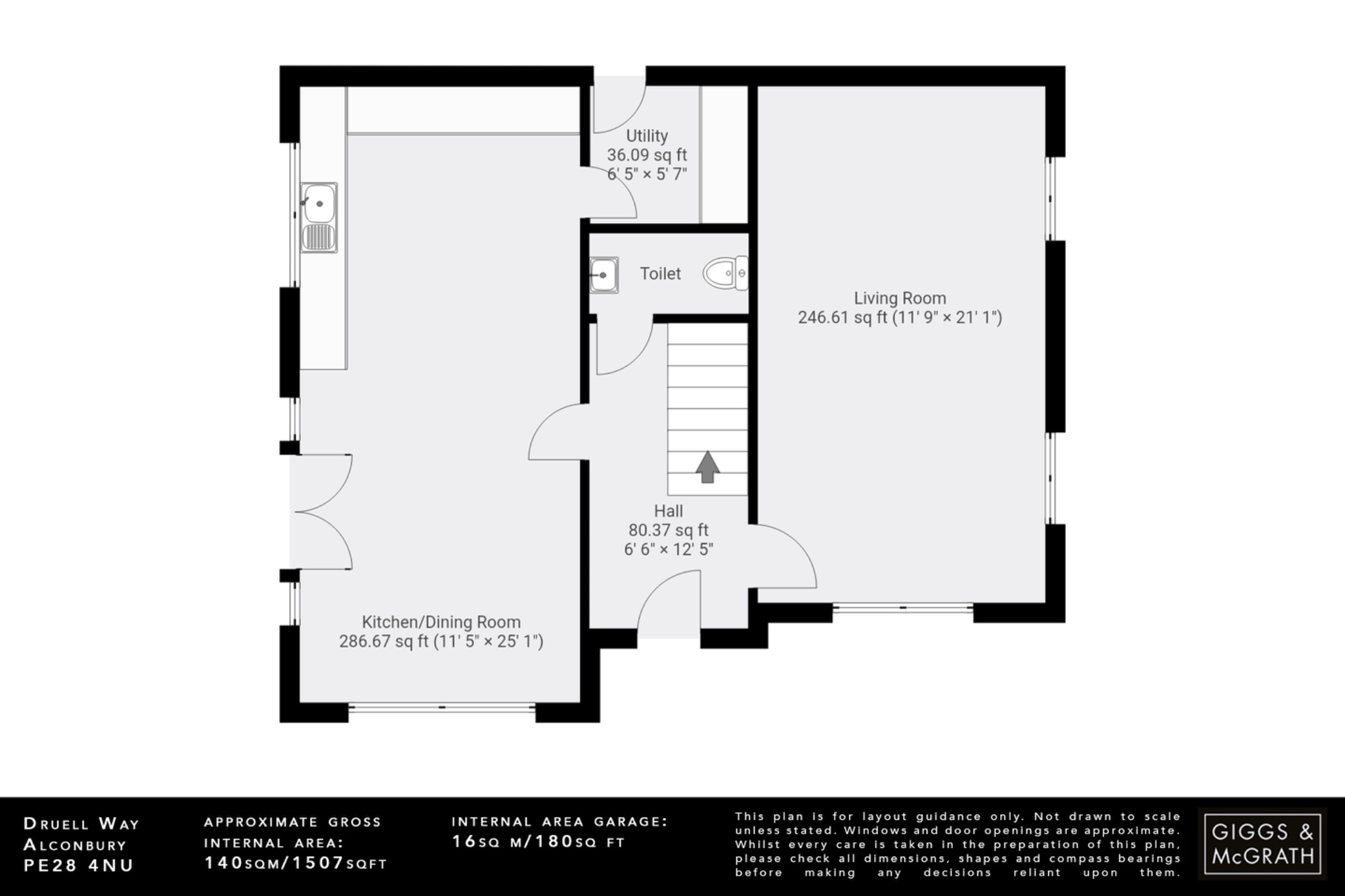 4 bed detached house for sale in Huntingdon Road, Huntingdon - Property Floorplan