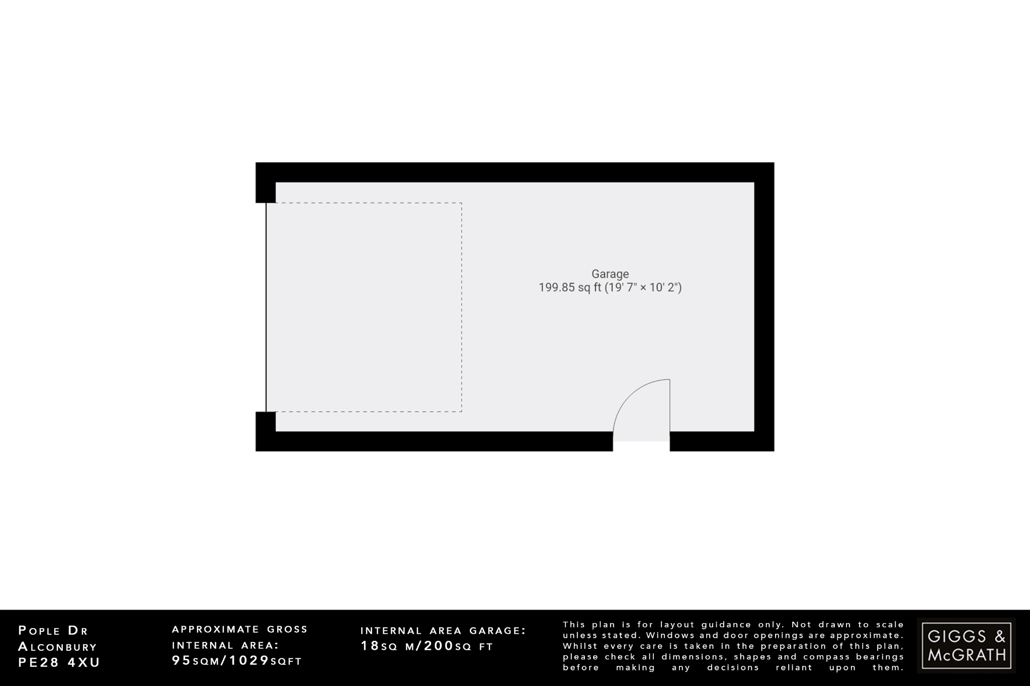 3 bed semi-detached house for sale in Pople Drive, Huntingdon - Property Floorplan