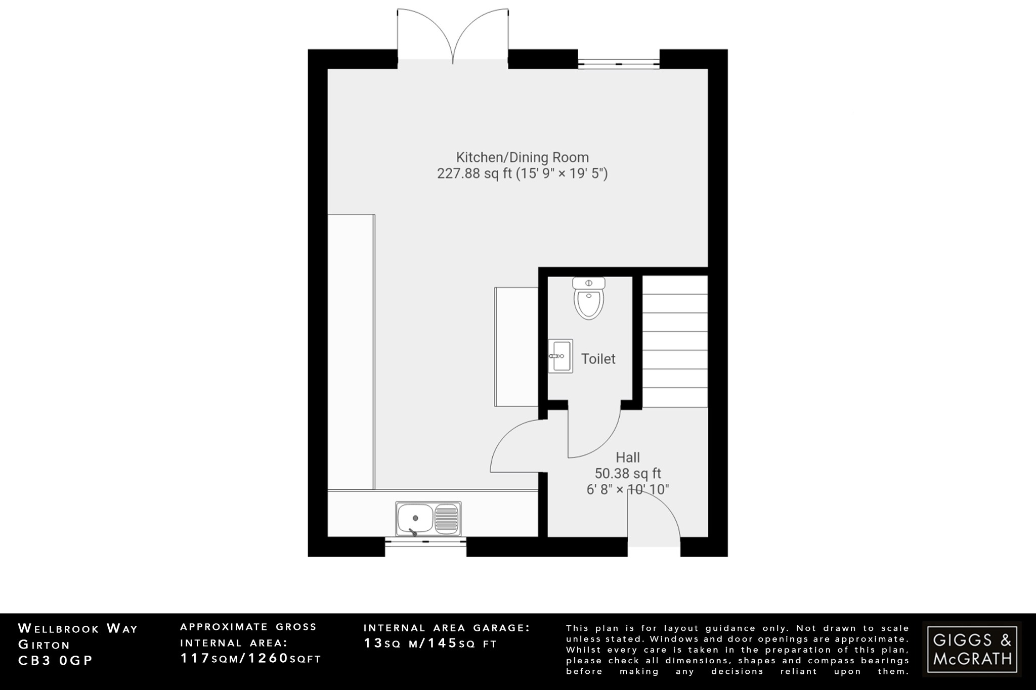 4 bed semi-detached house for sale in Wellbrook Way, Cambridge - Property Floorplan