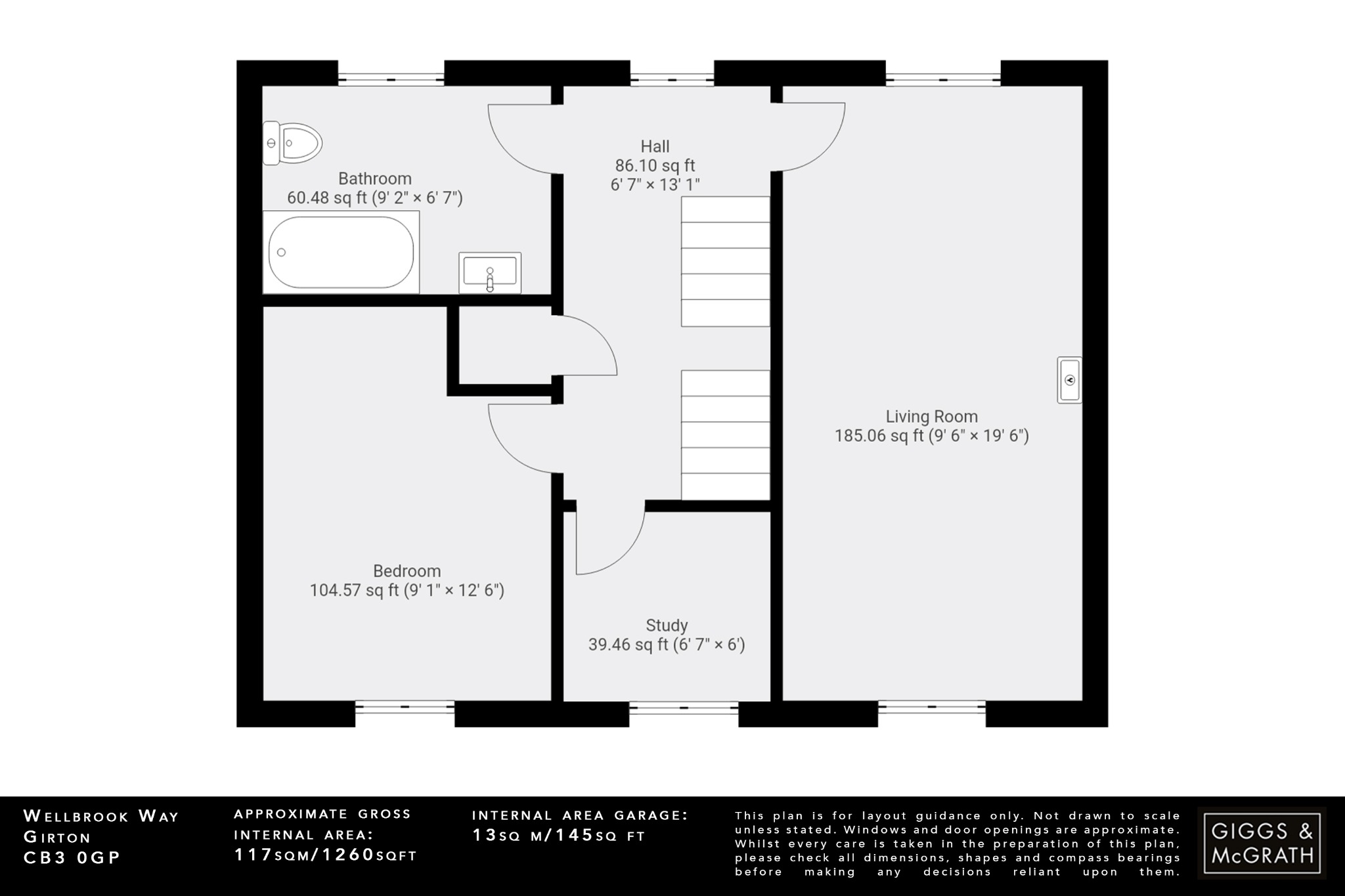 4 bed semi-detached house for sale in Wellbrook Way, Cambridge - Property Floorplan
