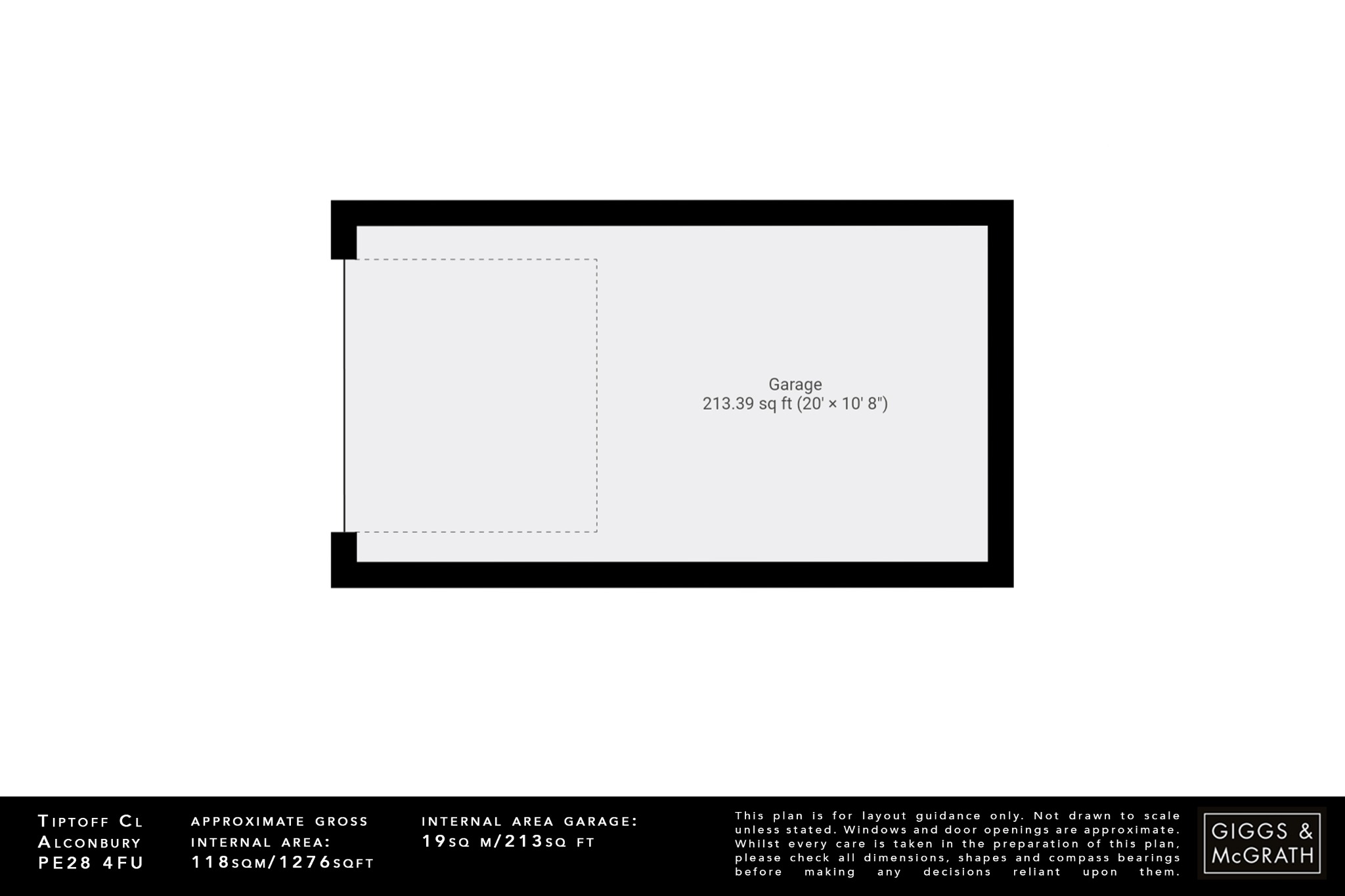 3 bed detached house for sale in Tiptoff Close, Huntingdon - Property Floorplan