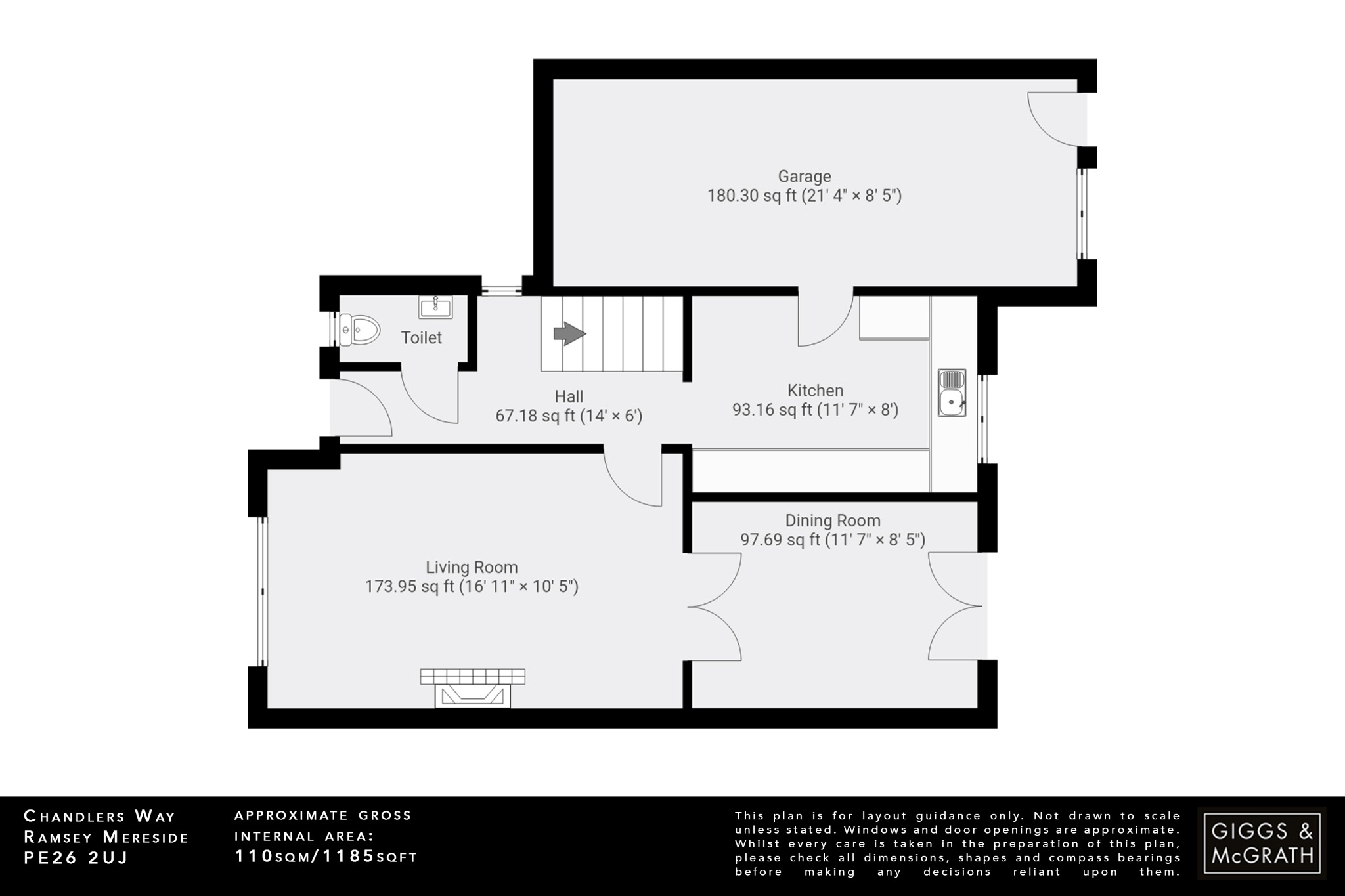 4 bed detached house for sale in Chandlers Way, Huntingdon - Property Floorplan