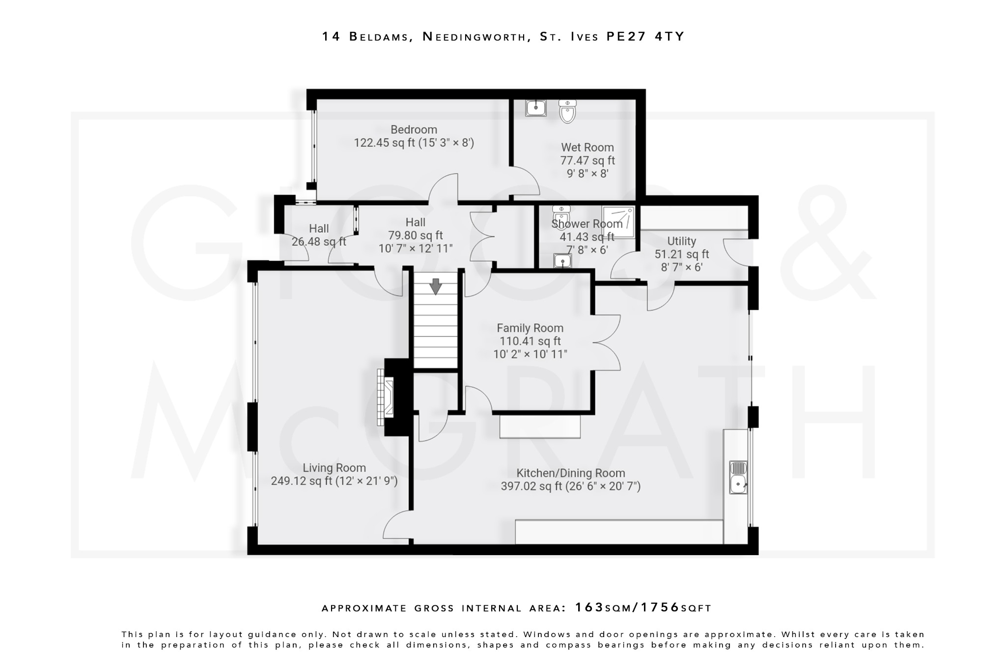 5 bed detached house for sale in Beldams, St. Ives - Property Floorplan