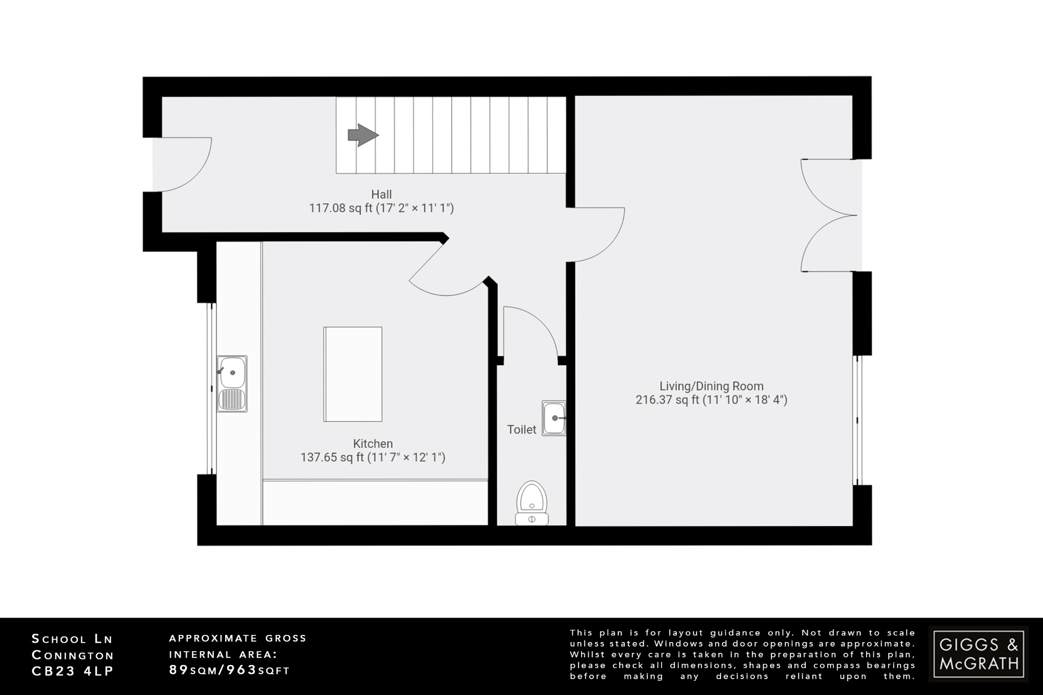 3 bed detached house for sale in School Lane, Cambridge - Property Floorplan