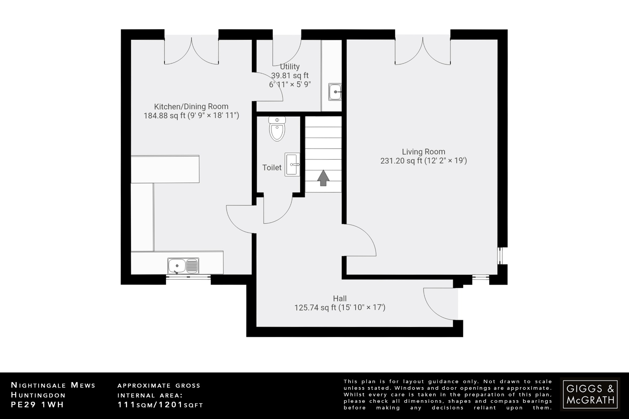 3 bed semi-detached house for sale in Nightingale Mews, Cambridgeshire - Property Floorplan