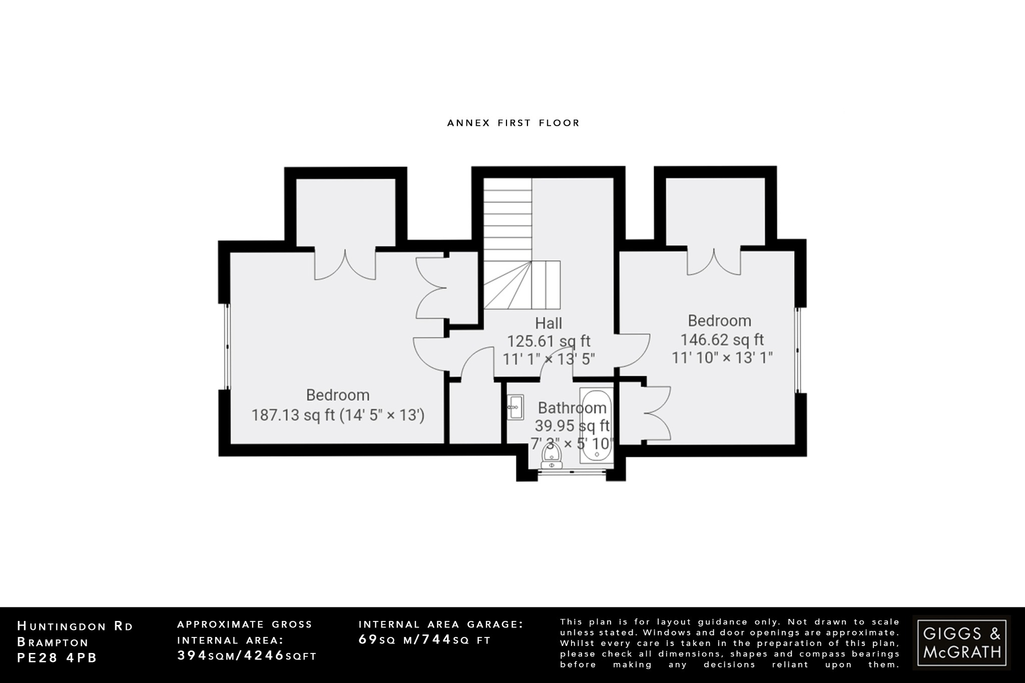 5 bed detached house for sale in Huntingdon Road, Huntingdon - Property Floorplan