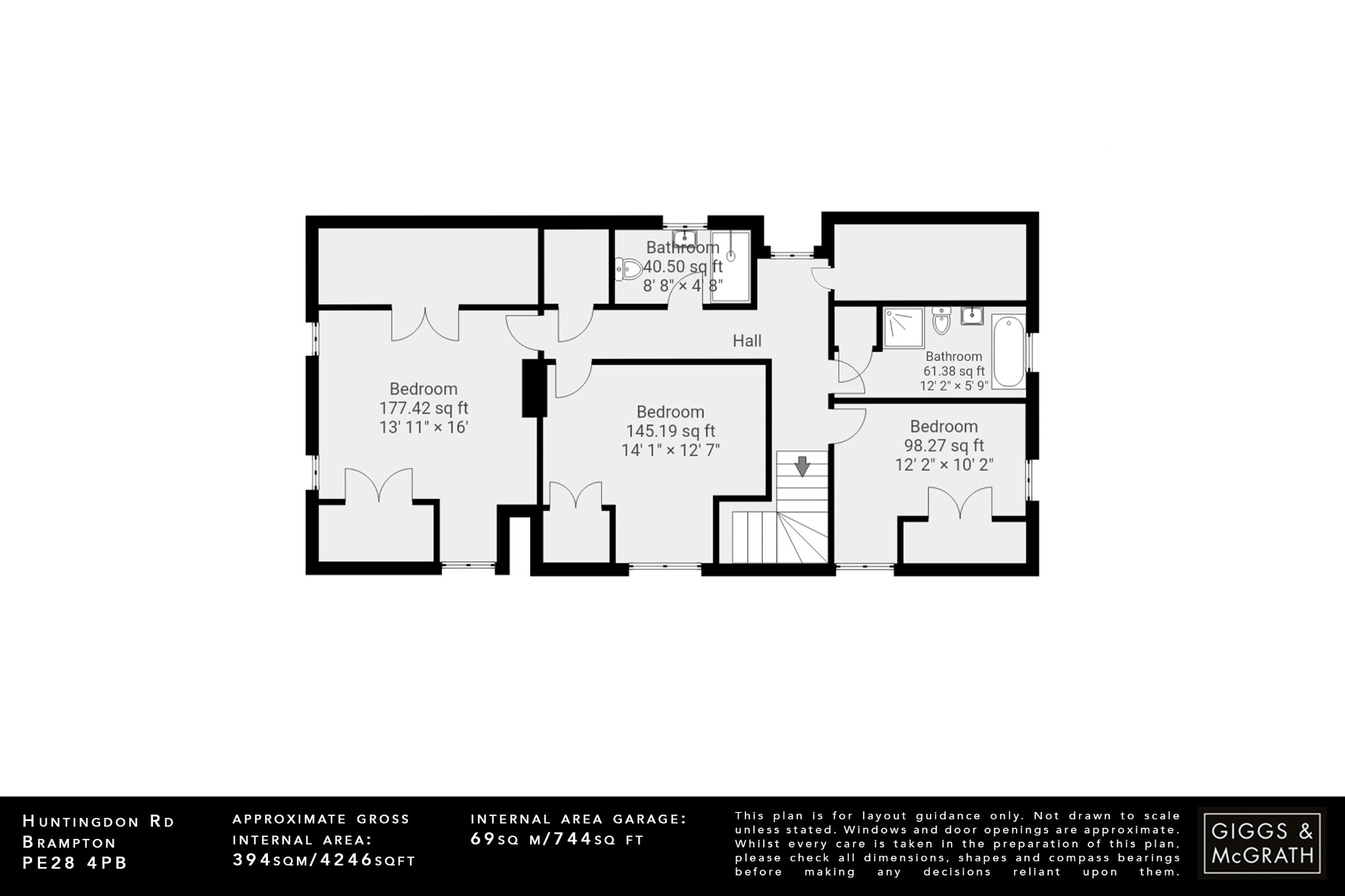 5 bed detached house for sale in Huntingdon Road, Huntingdon - Property Floorplan