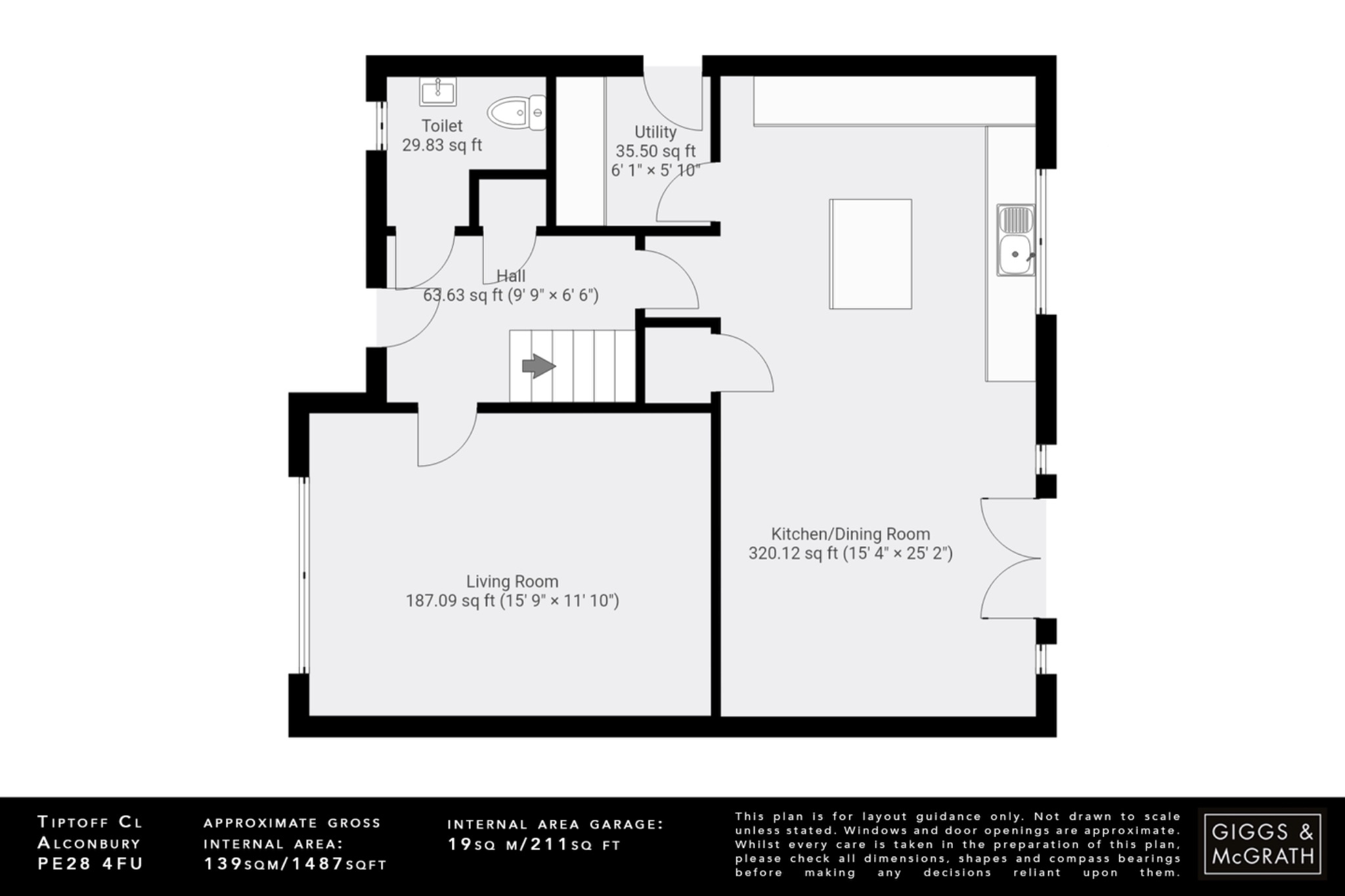 4 bed detached house for sale in Tiptoff Close, Huntingdon - Property Floorplan