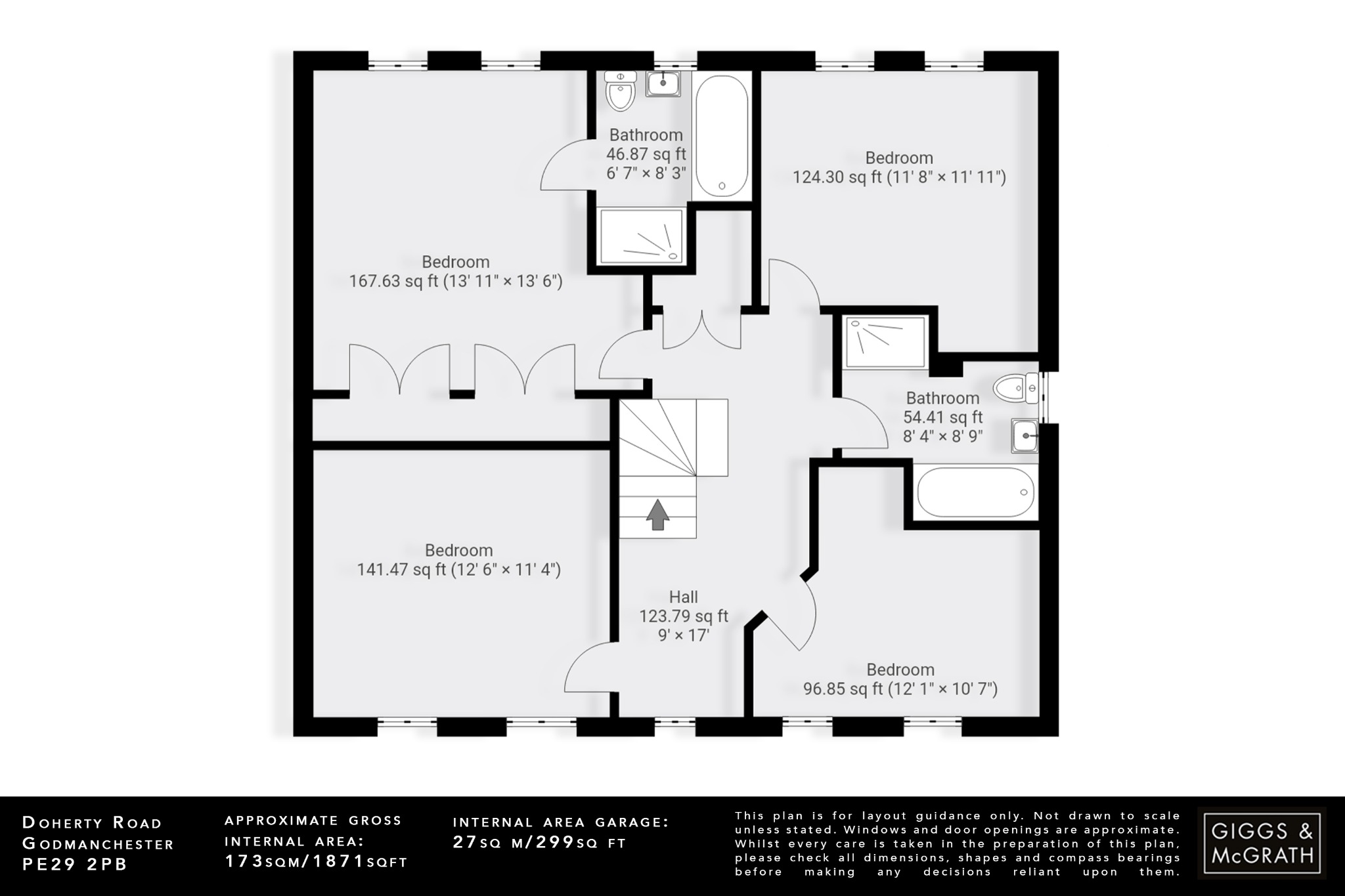 4 bed detached house for sale in Doherty Road, Huntingdon - Property Floorplan