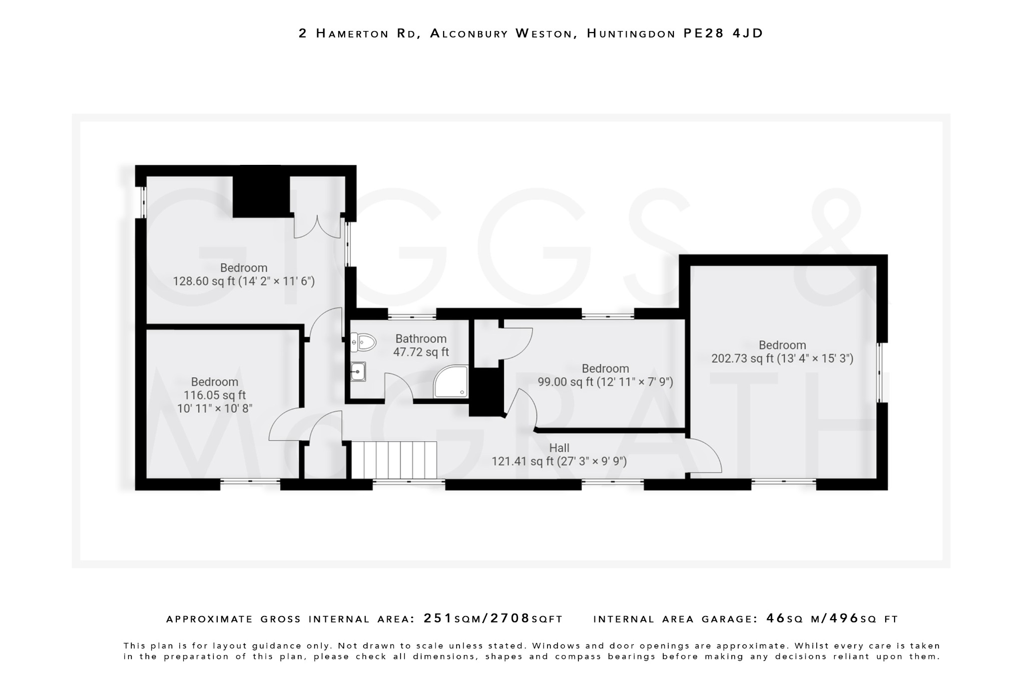 4 bed detached house for sale in Hamerton Road, Huntingdon - Property Floorplan