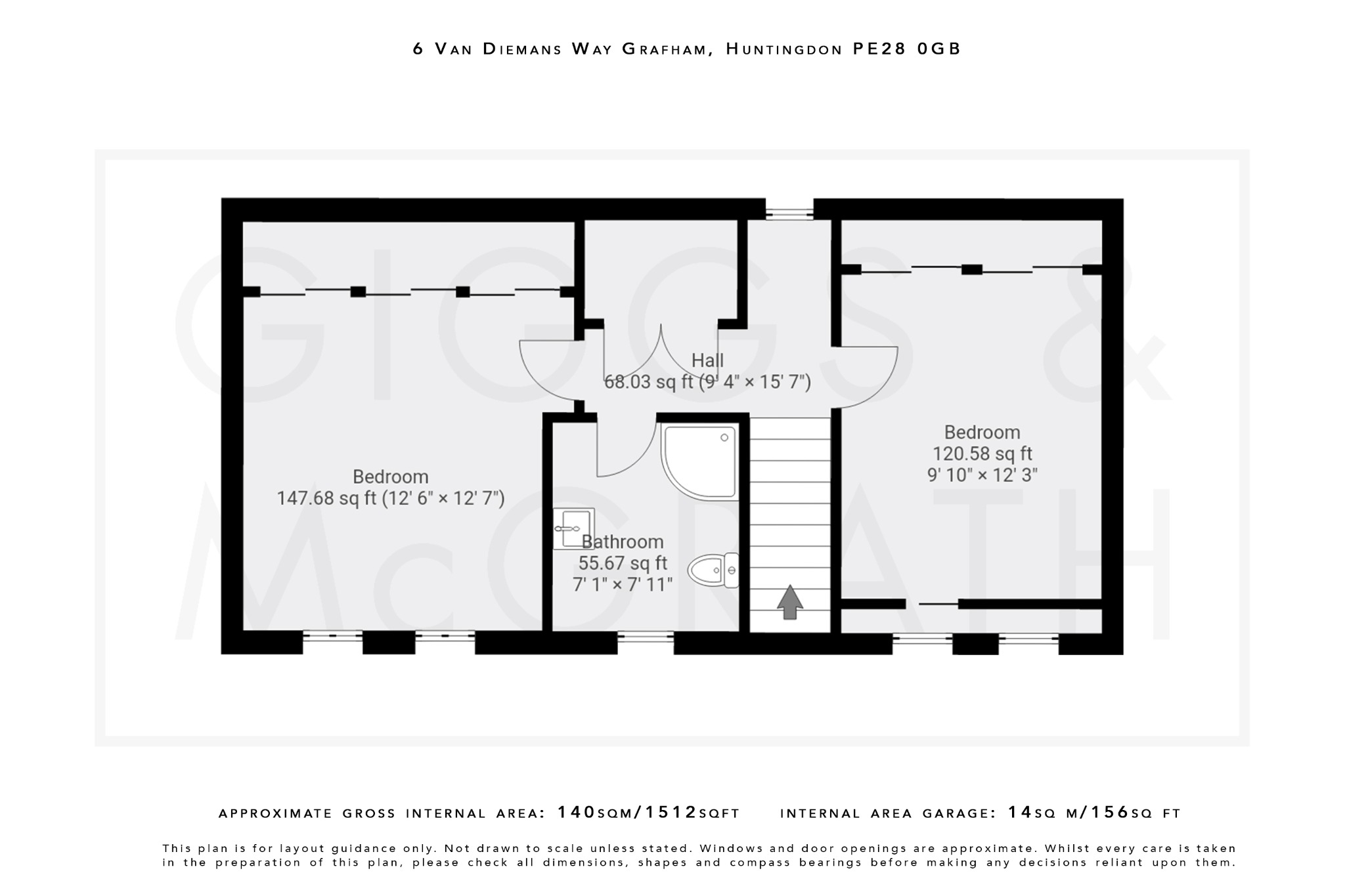 3 bed detached house for sale in Van Diemans Way, Huntingdon - Property Floorplan