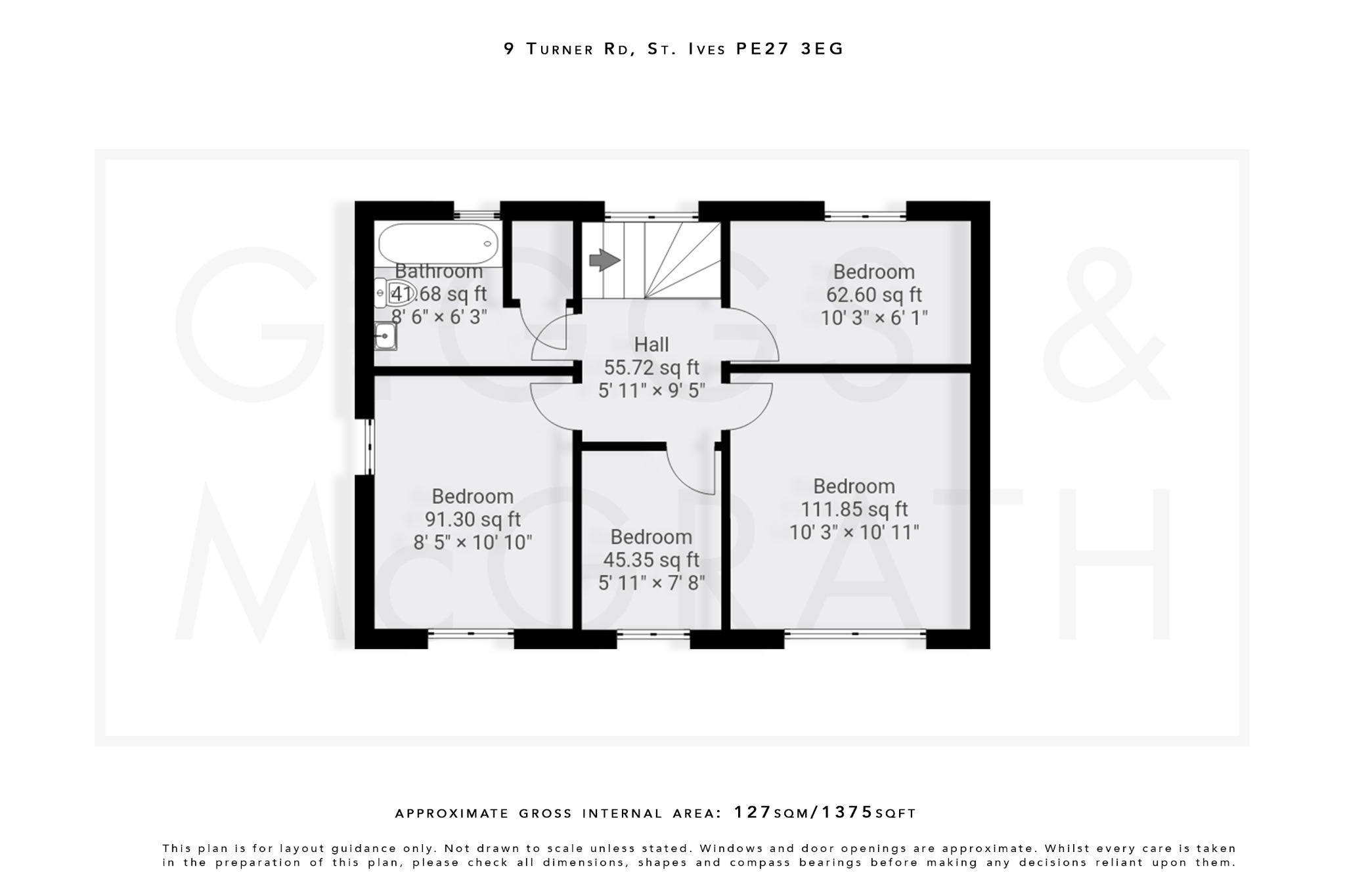 5 bed detached house for sale in Turner Road, St. Ives - Property Floorplan