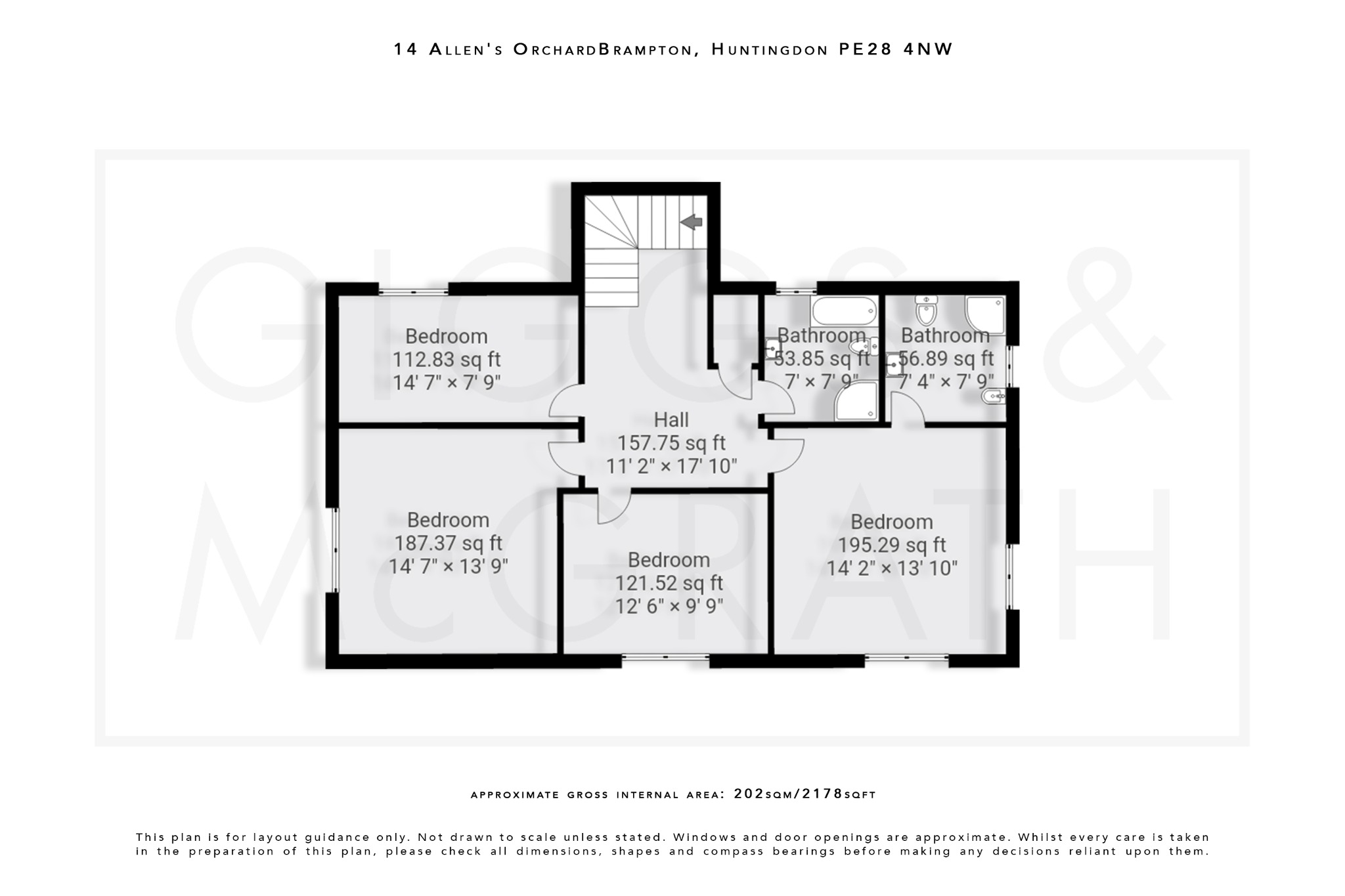 4 bed detached house for sale in Allens Orchard, Cambridgeshire - Property Floorplan