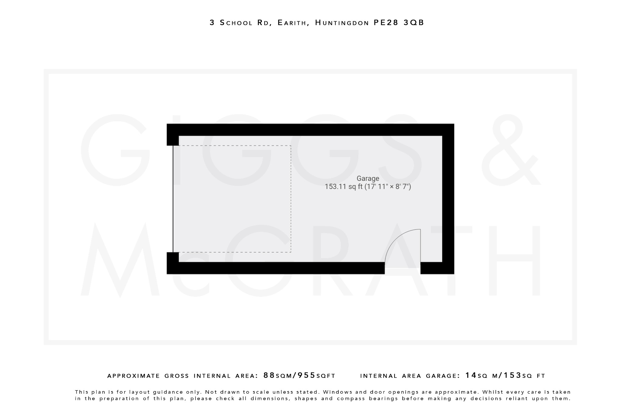 3 bed semi-detached house for sale in School Road, Huntingdon - Property Floorplan