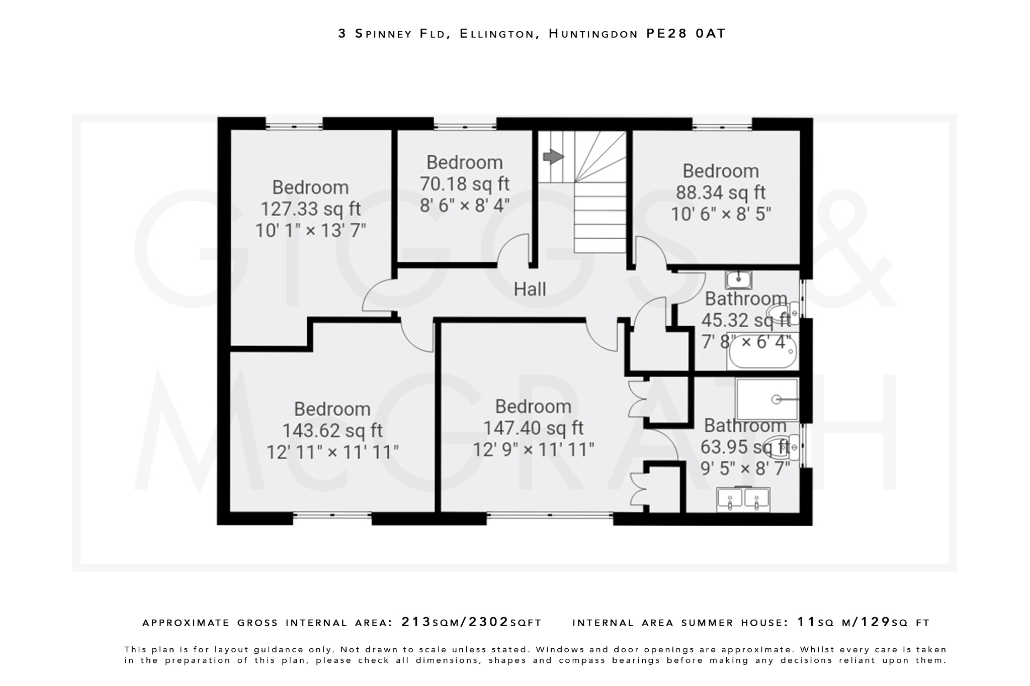 5 bed detached house for sale in Spinney Field, Cambridgeshire - Property Floorplan