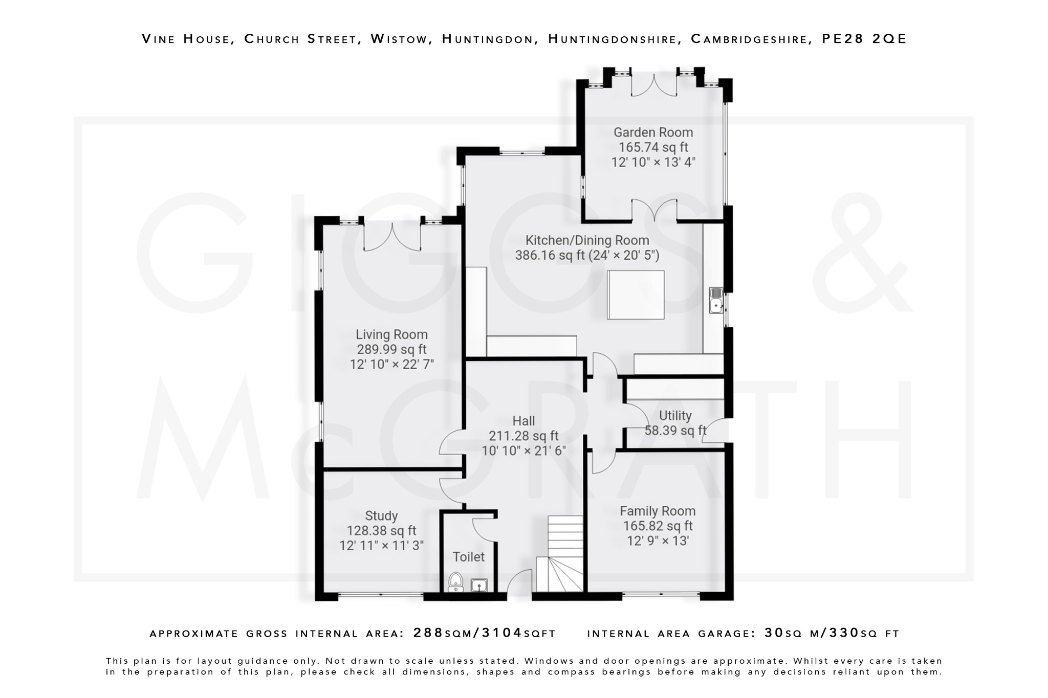 4 bed detached house for sale in Church Street, Huntingdon - Property Floorplan