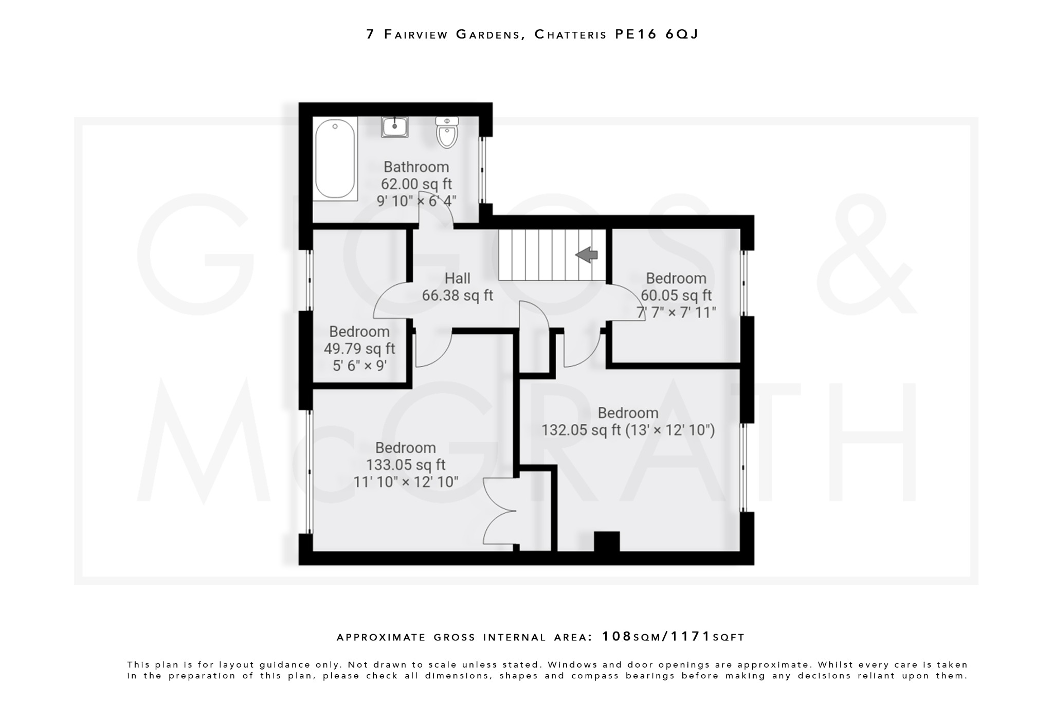 4 bed link detached house for sale in Fairview Gardens, Chatteris - Property Floorplan
