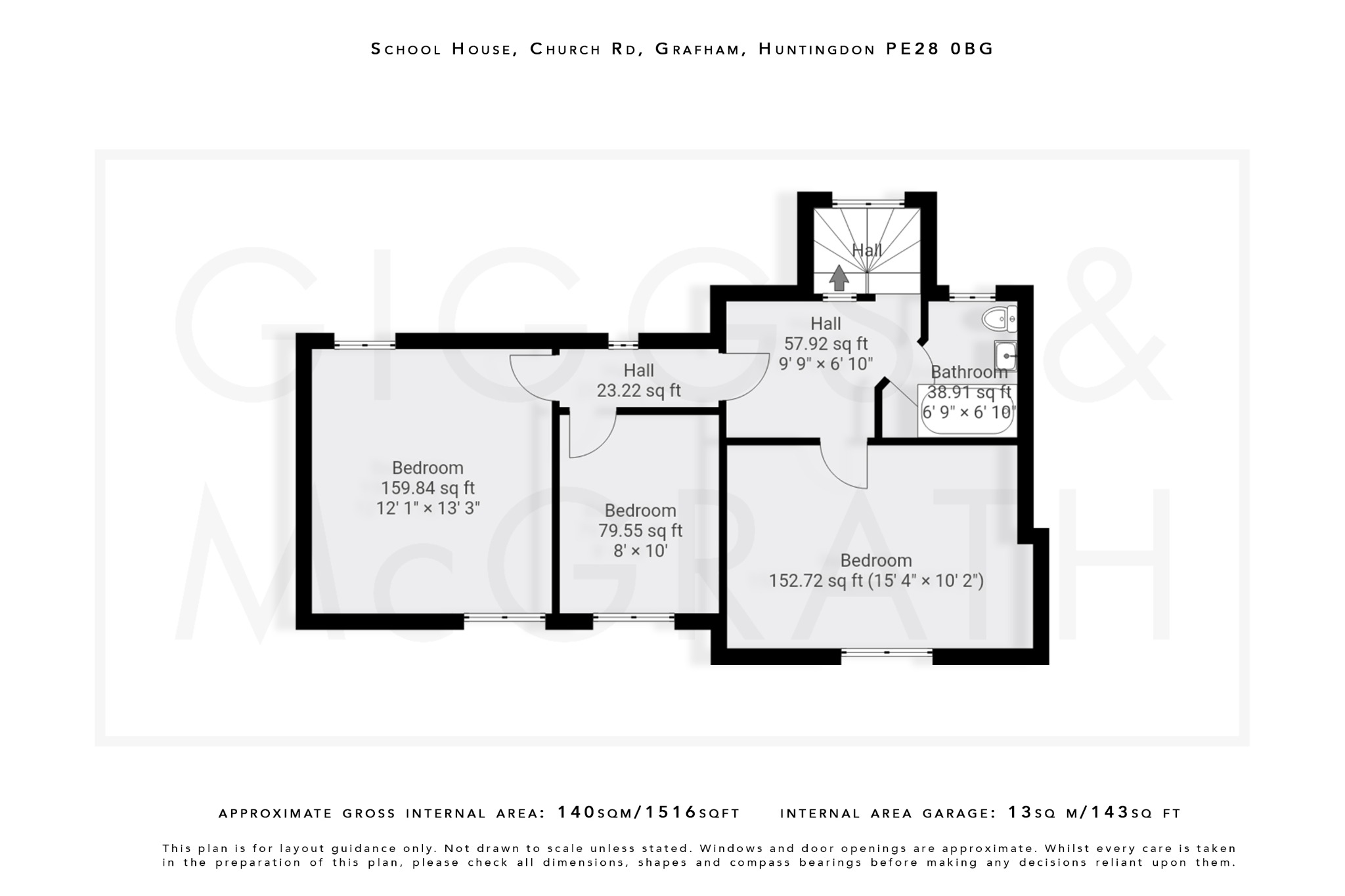 3 bed semi-detached house for sale in Church Road, Huntingdon - Property Floorplan