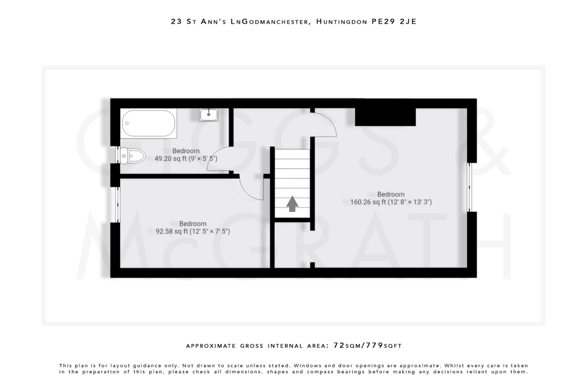 2 bed end of terrace house for sale in St Ann's Lane, Huntingdon - Property Floorplan