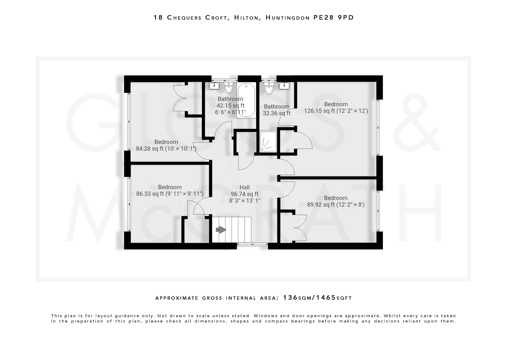 4 bed detached house for sale in Chequers Croft, Cambridgeshire - Property Floorplan