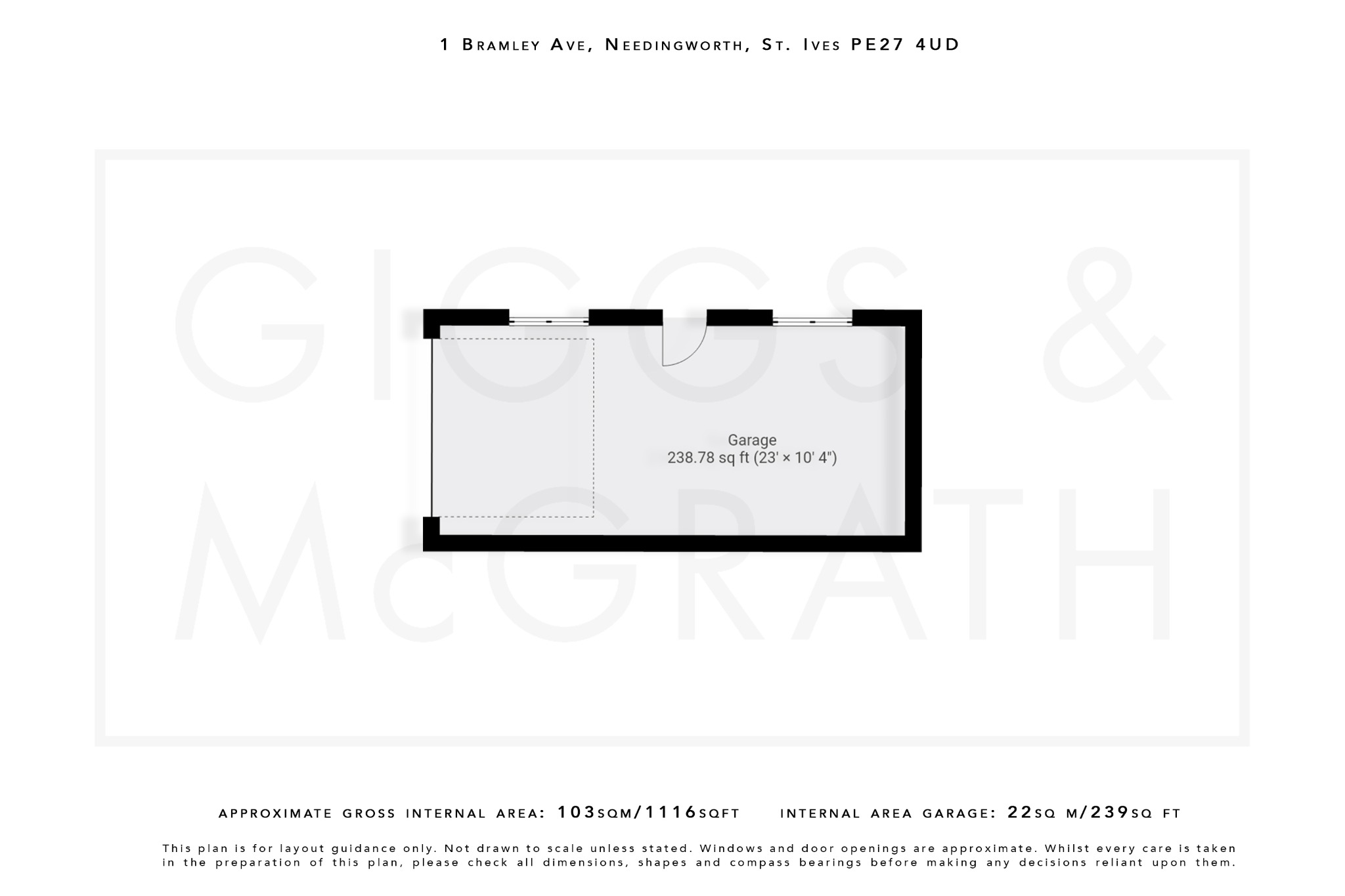 3 bed detached bungalow for sale in Bramley Avenue, Cambridgeshire - Property Floorplan
