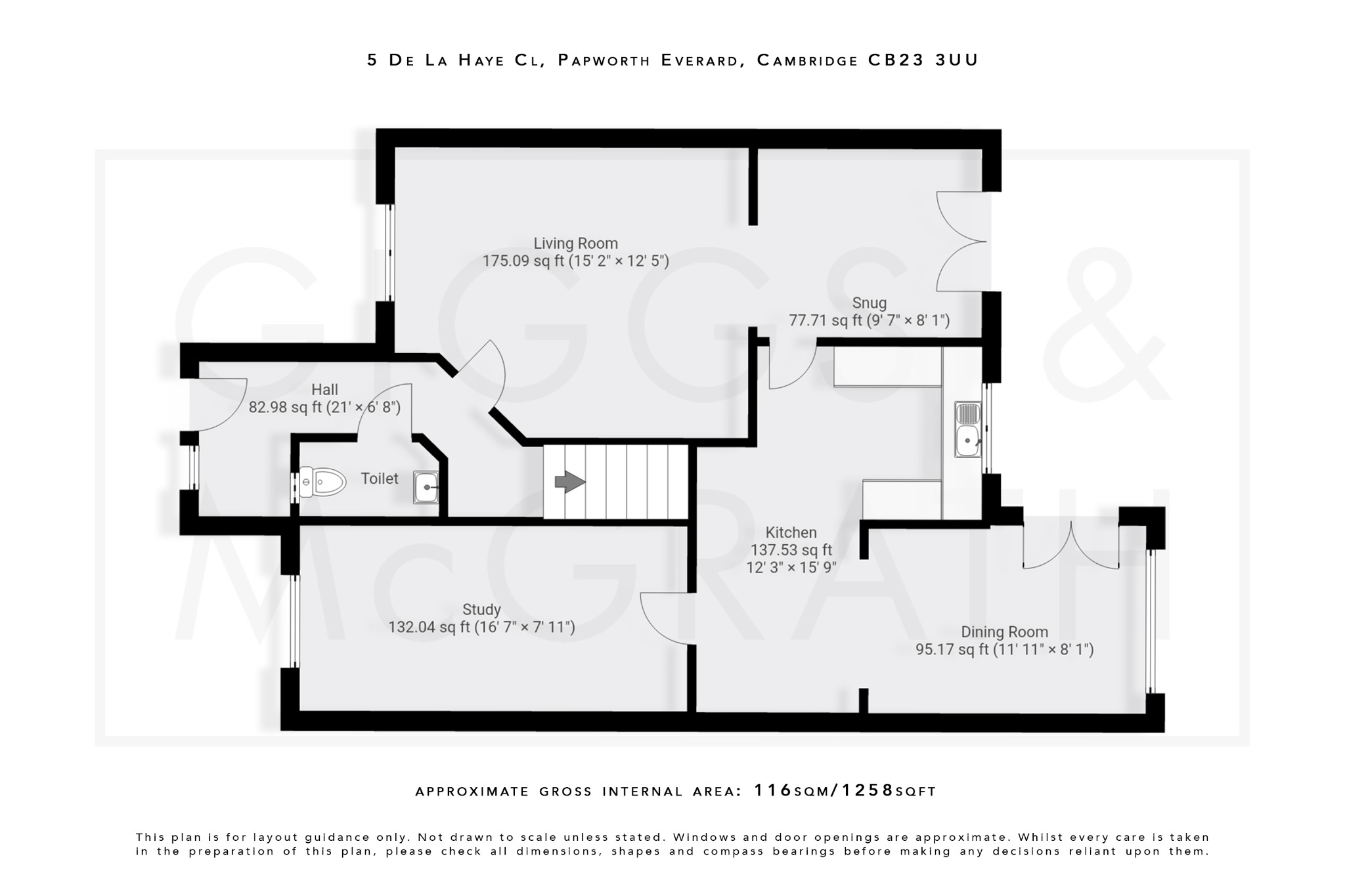 4 bed detached house for sale in De la Haye Close, Cambridgeshire - Property Floorplan