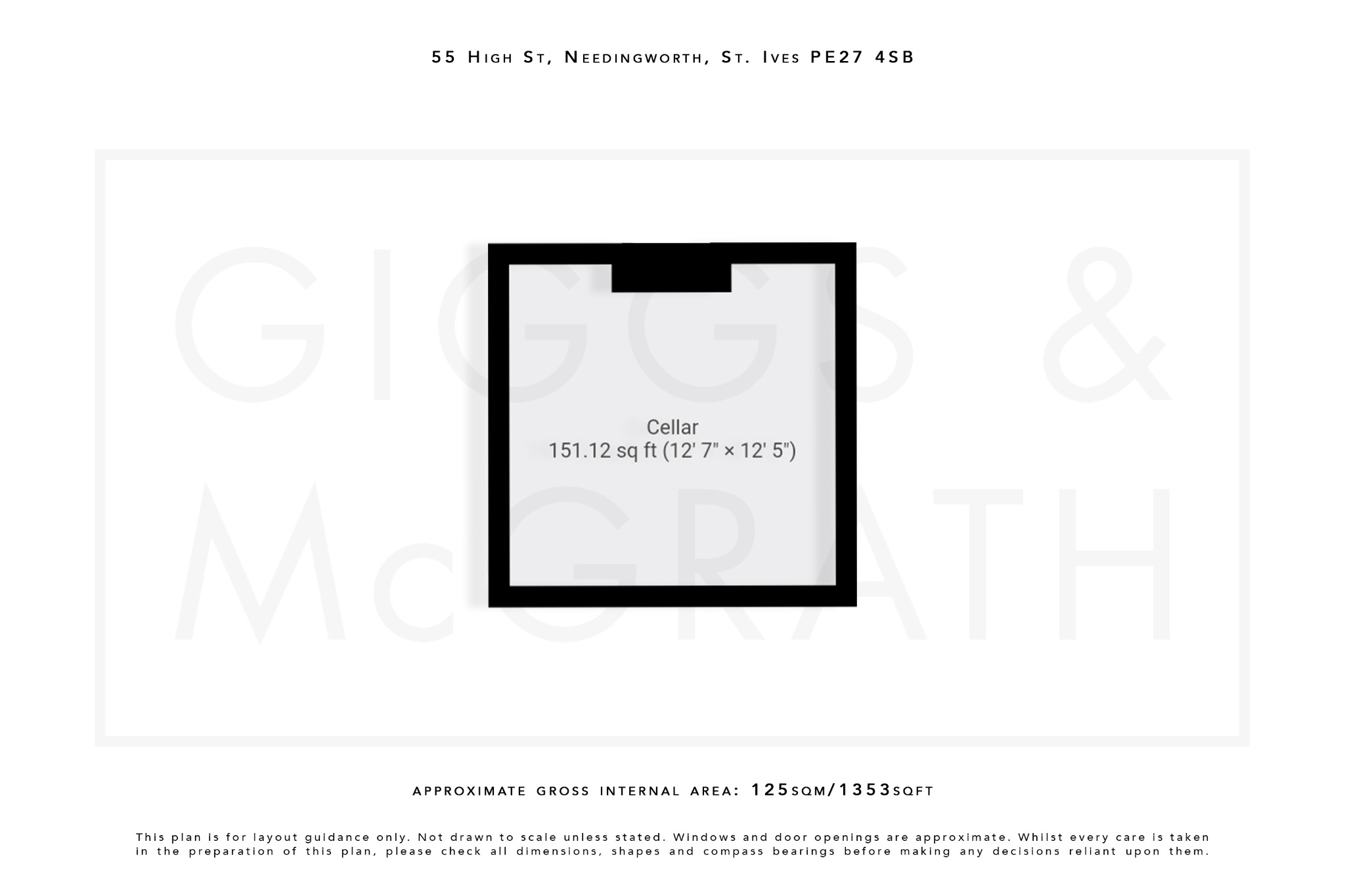 3 bed detached house for sale in High Street, St. Ives - Property Floorplan