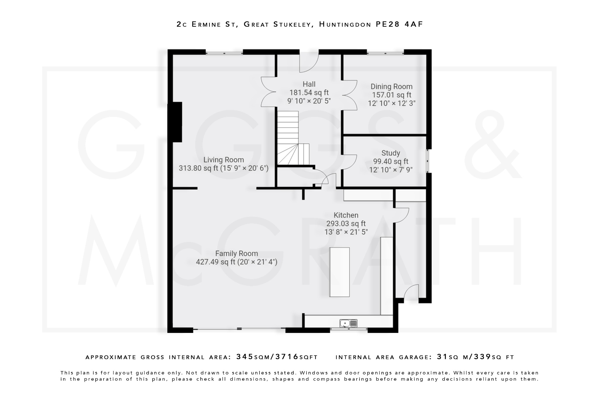 5 bed detached house for sale in Ermine Street, Huntingdon - Property Floorplan
