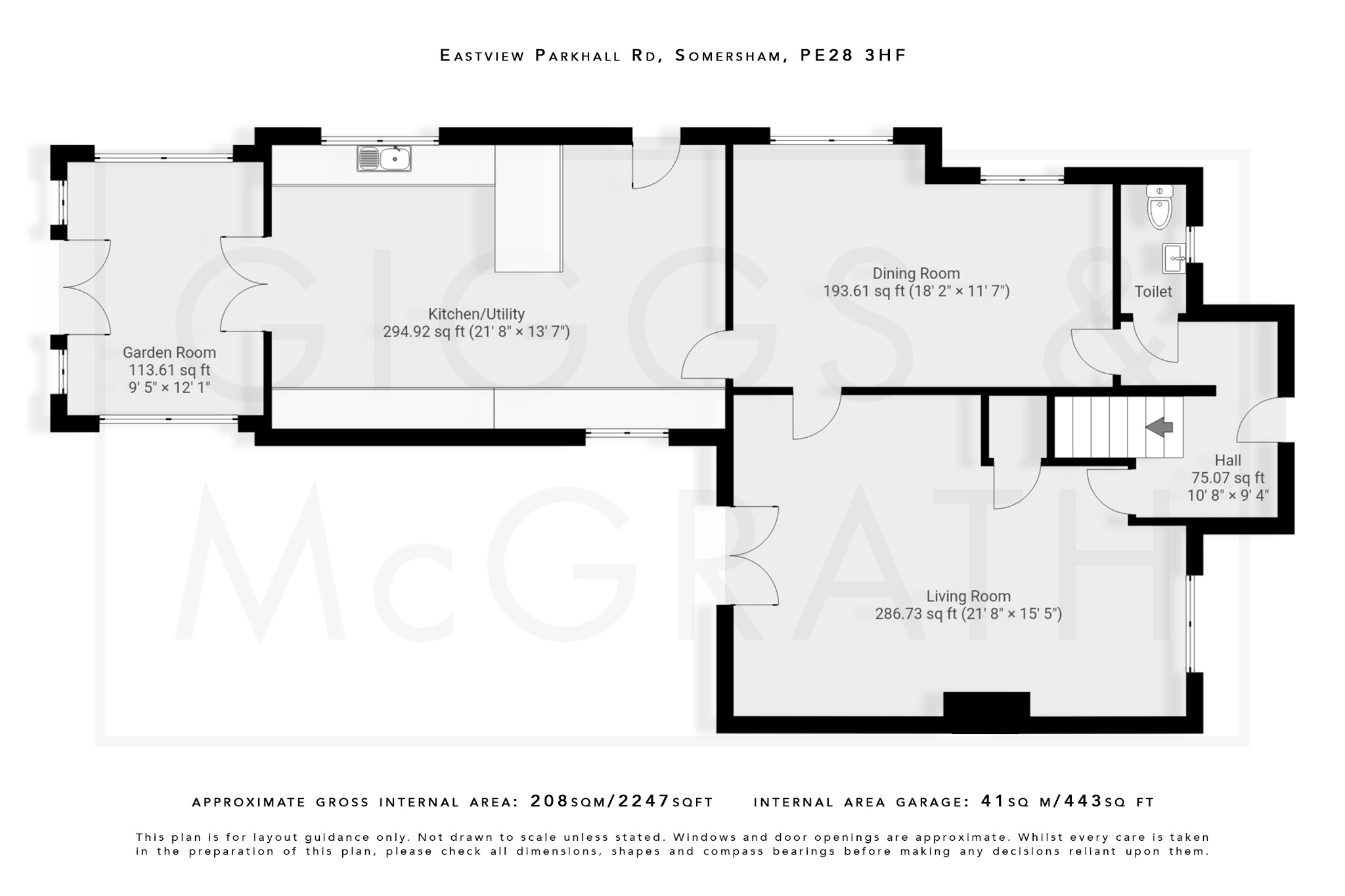 5 bed semi-detached house for sale in Parkhall Road, Huntingdon - Property Floorplan