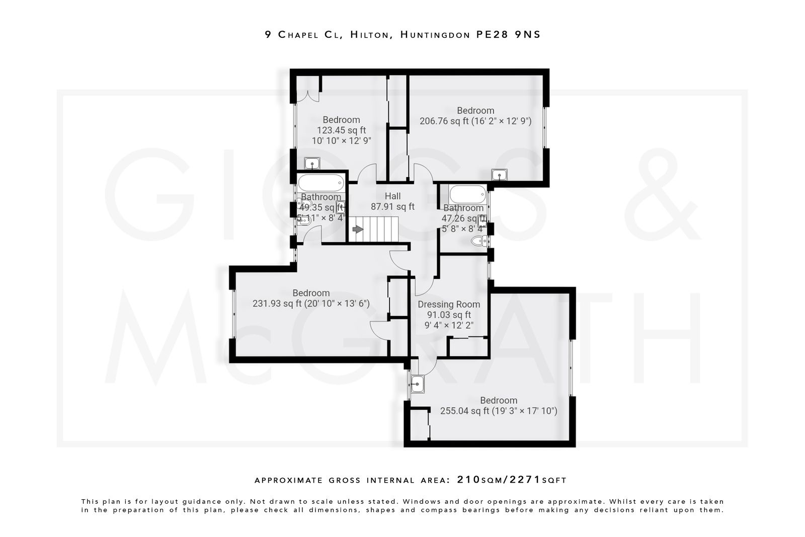 5 bed detached house for sale in Chapel Close, Huntingdon - Property Floorplan