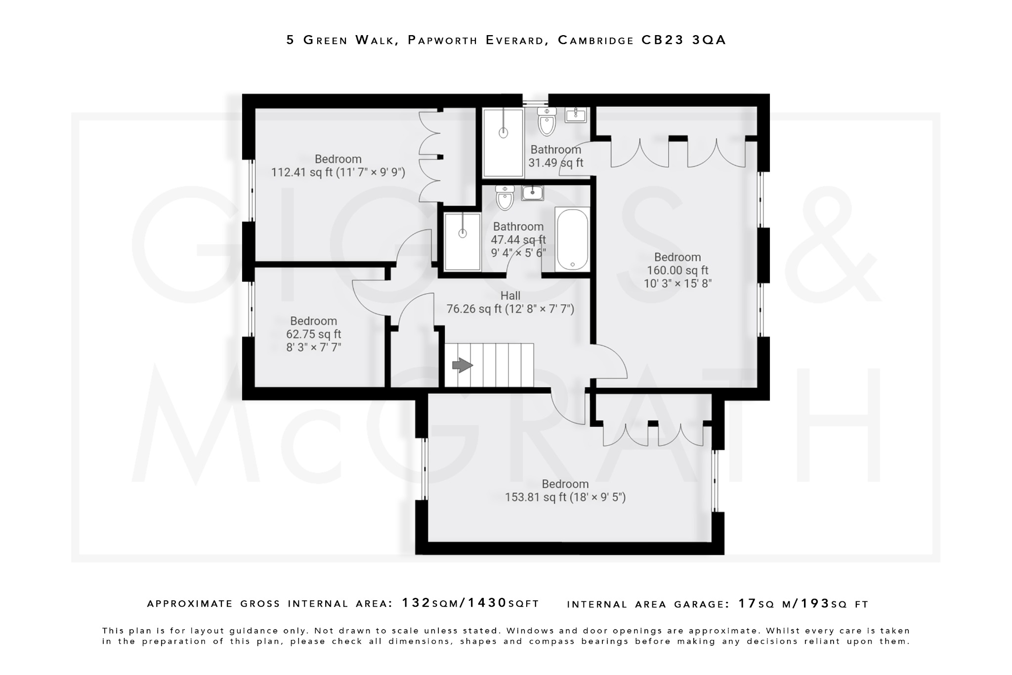 4 bed detached house for sale in Green Walk, Cambridgeshire - Property Floorplan