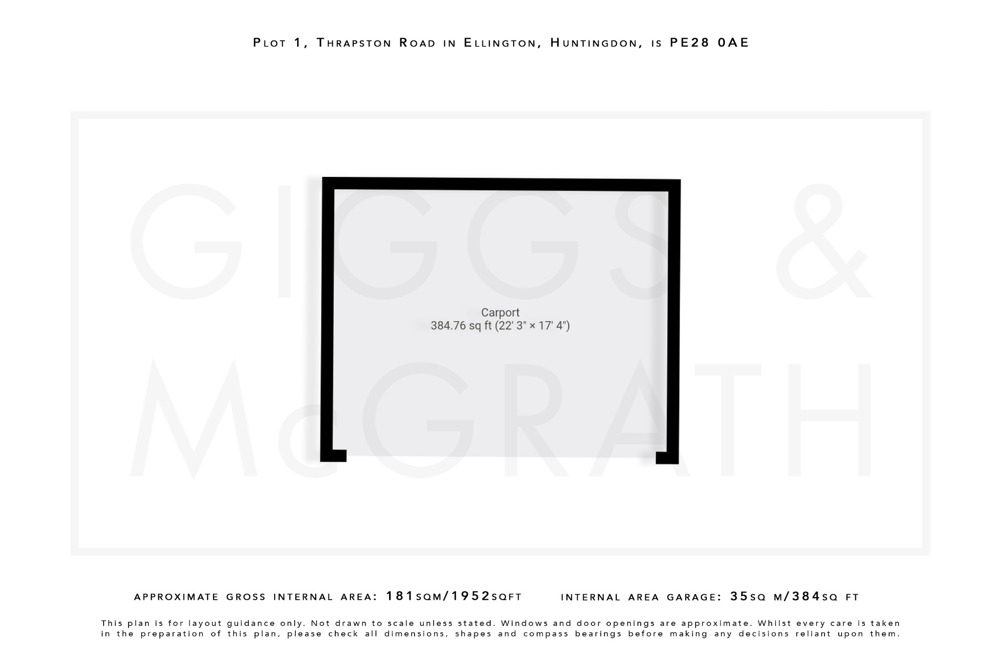4 bed detached house for sale in Thrapston Road, Huntingdon - Property Floorplan