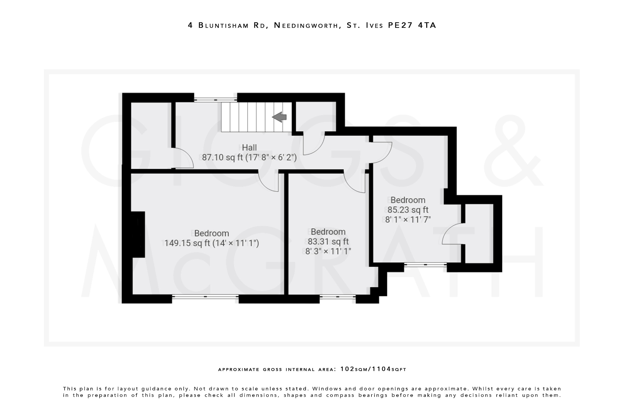 3 bed semi-detached house for sale in Bluntisham Road, St. Ives - Property Floorplan