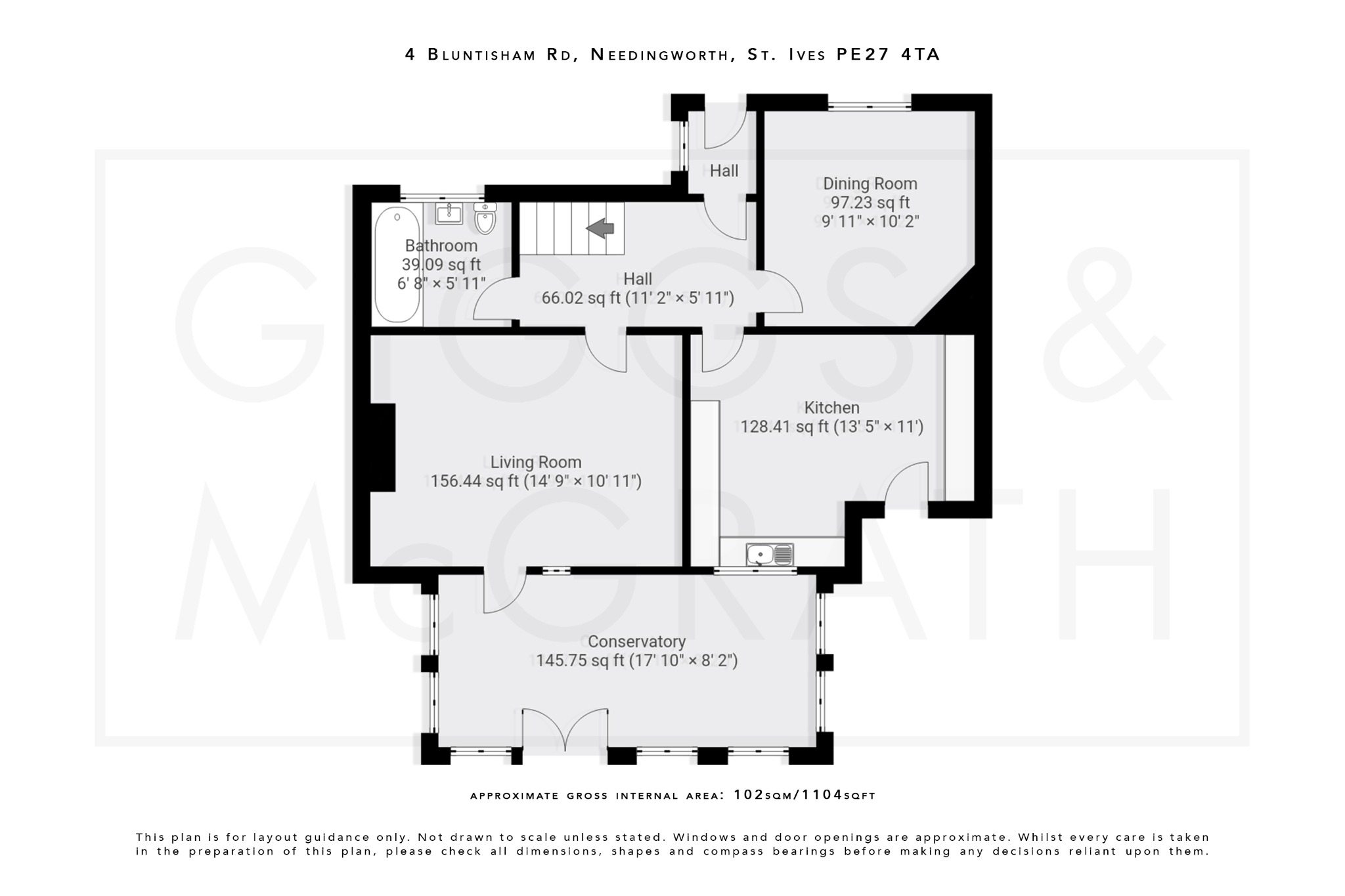 3 bed semi-detached house for sale in Bluntisham Road, St. Ives - Property Floorplan