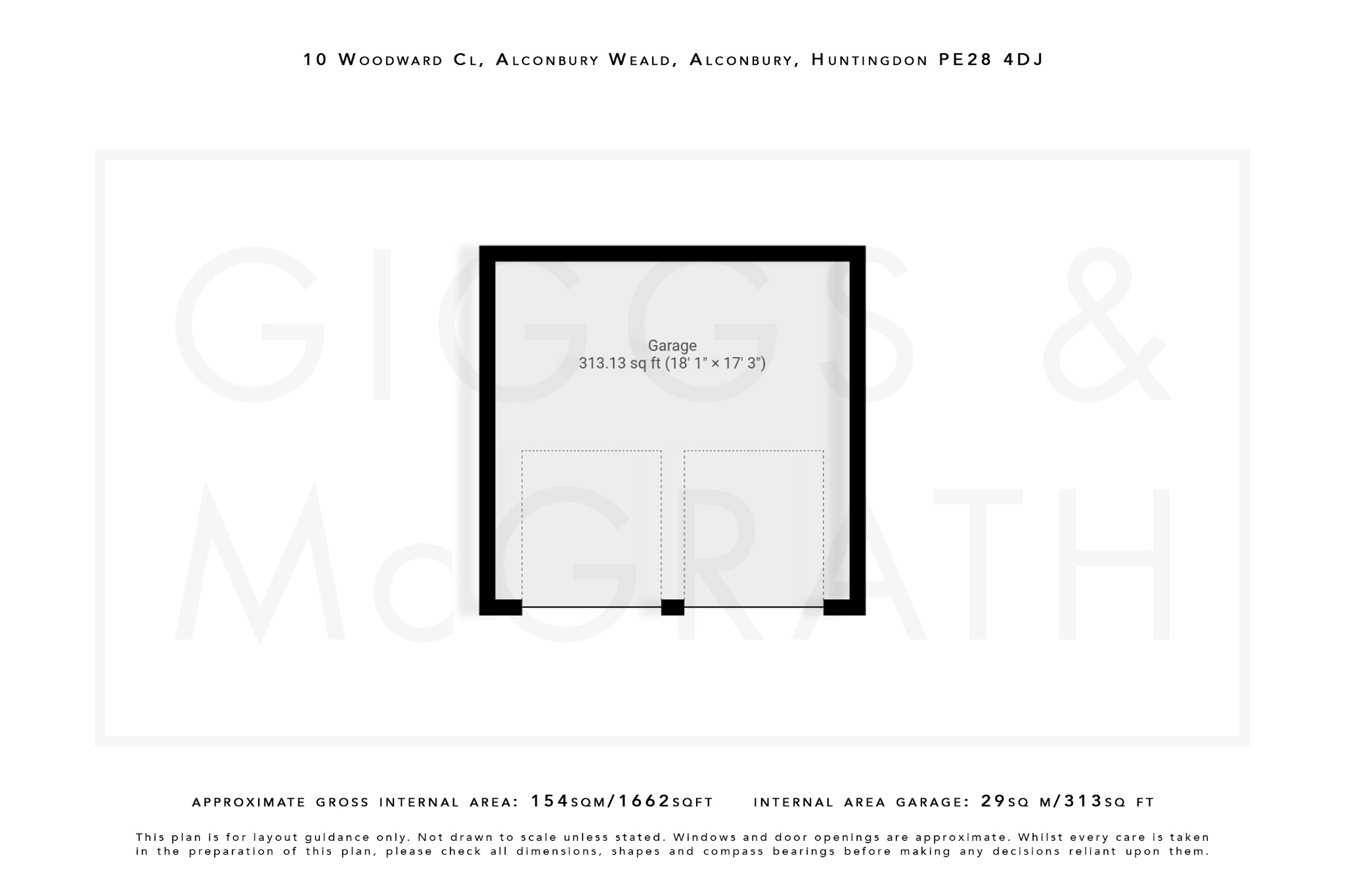 4 bed detached house for sale in Woodward Close, Cambridgeshire - Property Floorplan