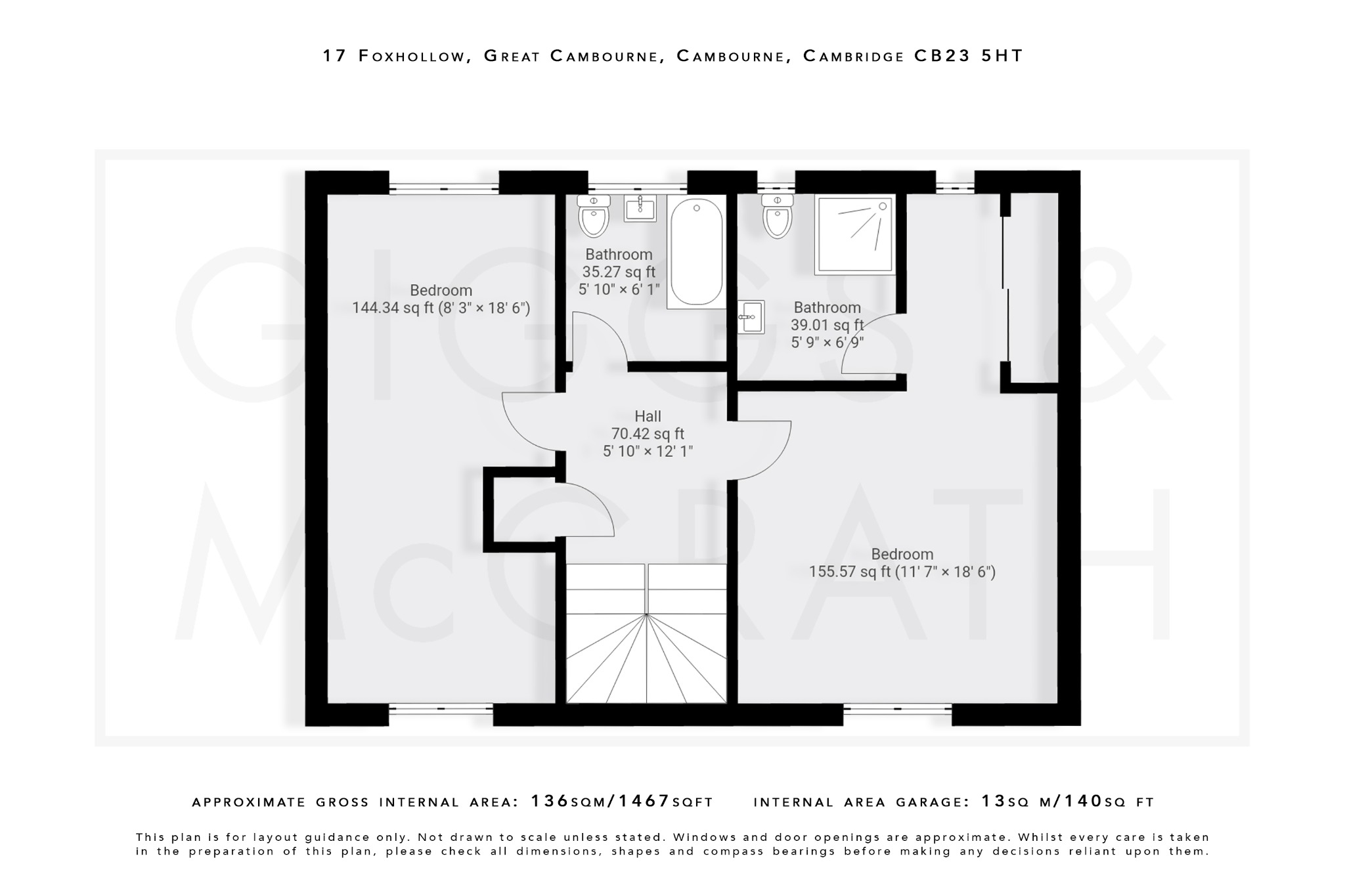 4 bed link detached house for sale in Foxhollow, Cambridgeshire - Property Floorplan