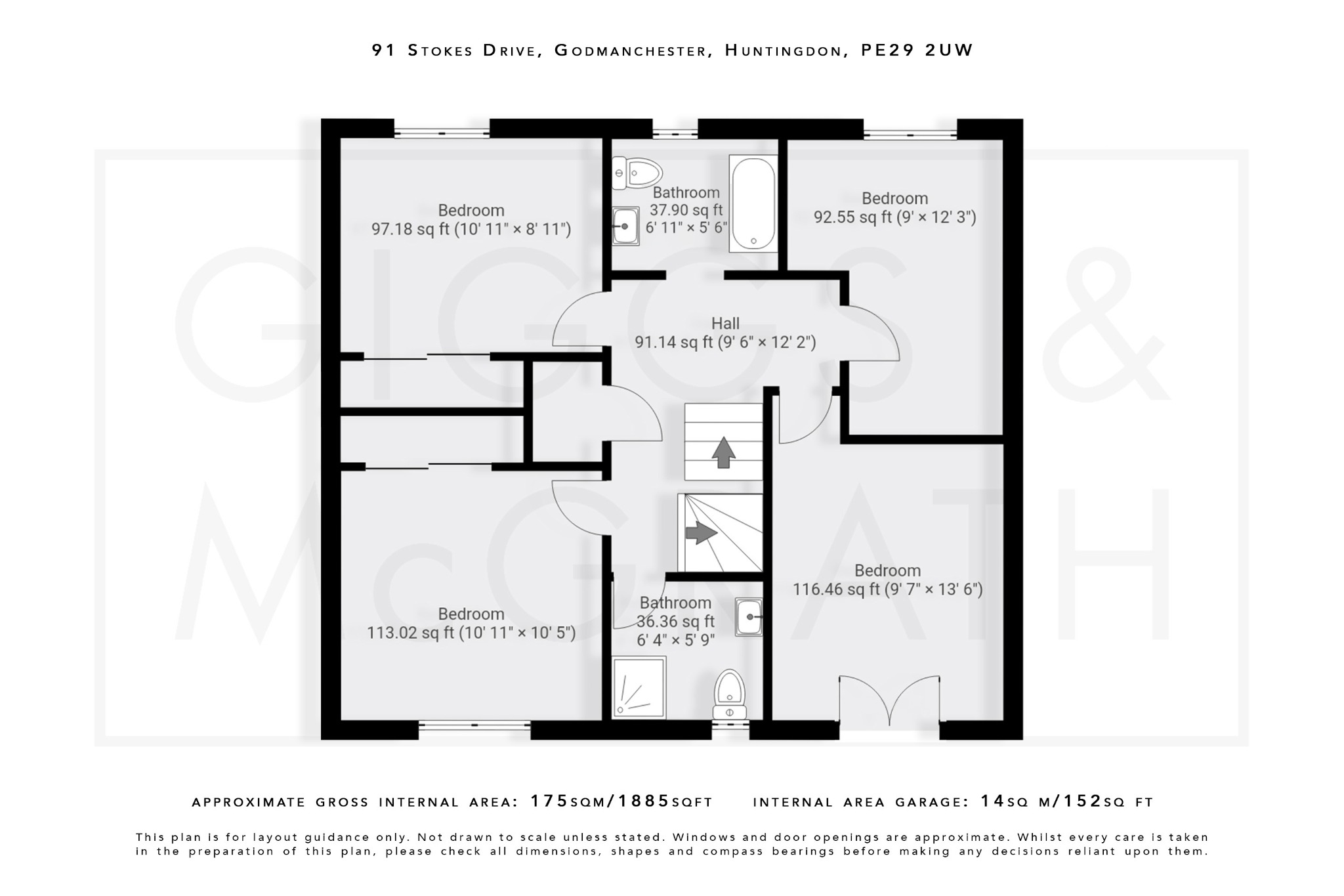 4 bed detached house for sale in Stokes Drive, Cambridgeshire - Property Floorplan