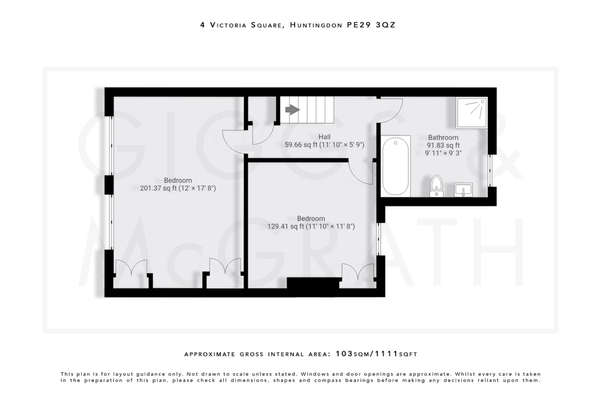 2 bed semi-detached house for sale in Victoria Square, Huntingdon - Property Floorplan