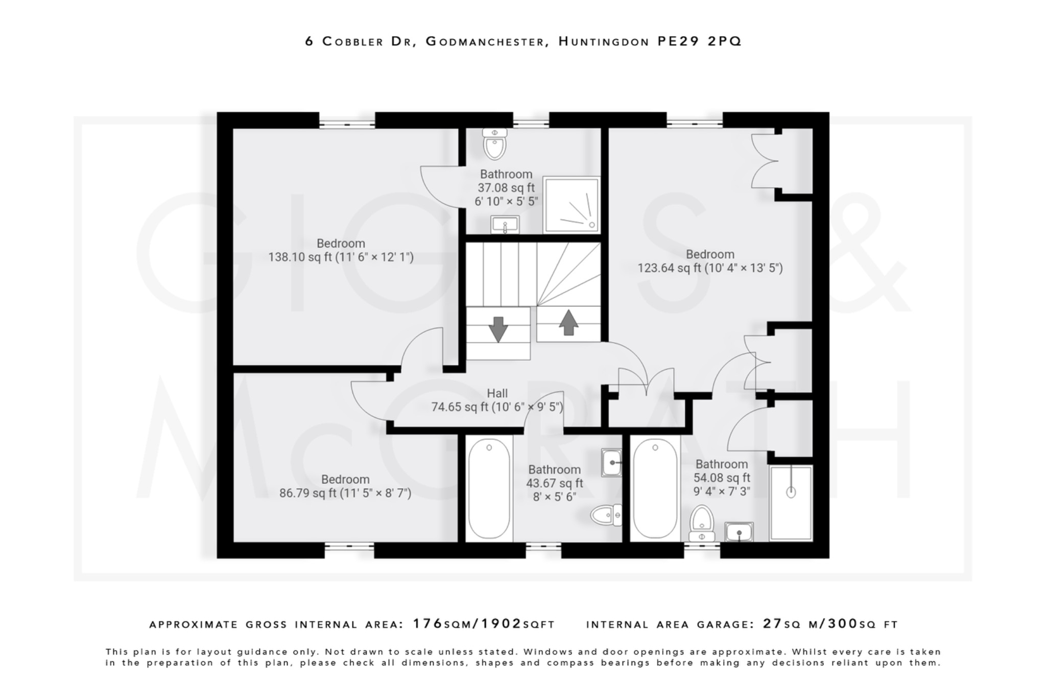 5 bed detached house for sale in Cobbler Drive, Huntingdon - Property Floorplan