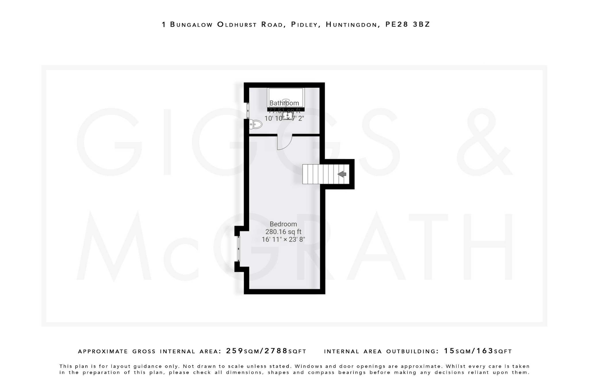 5 bed detached house for sale in Oldhurst Road, Huntingdon - Property Floorplan