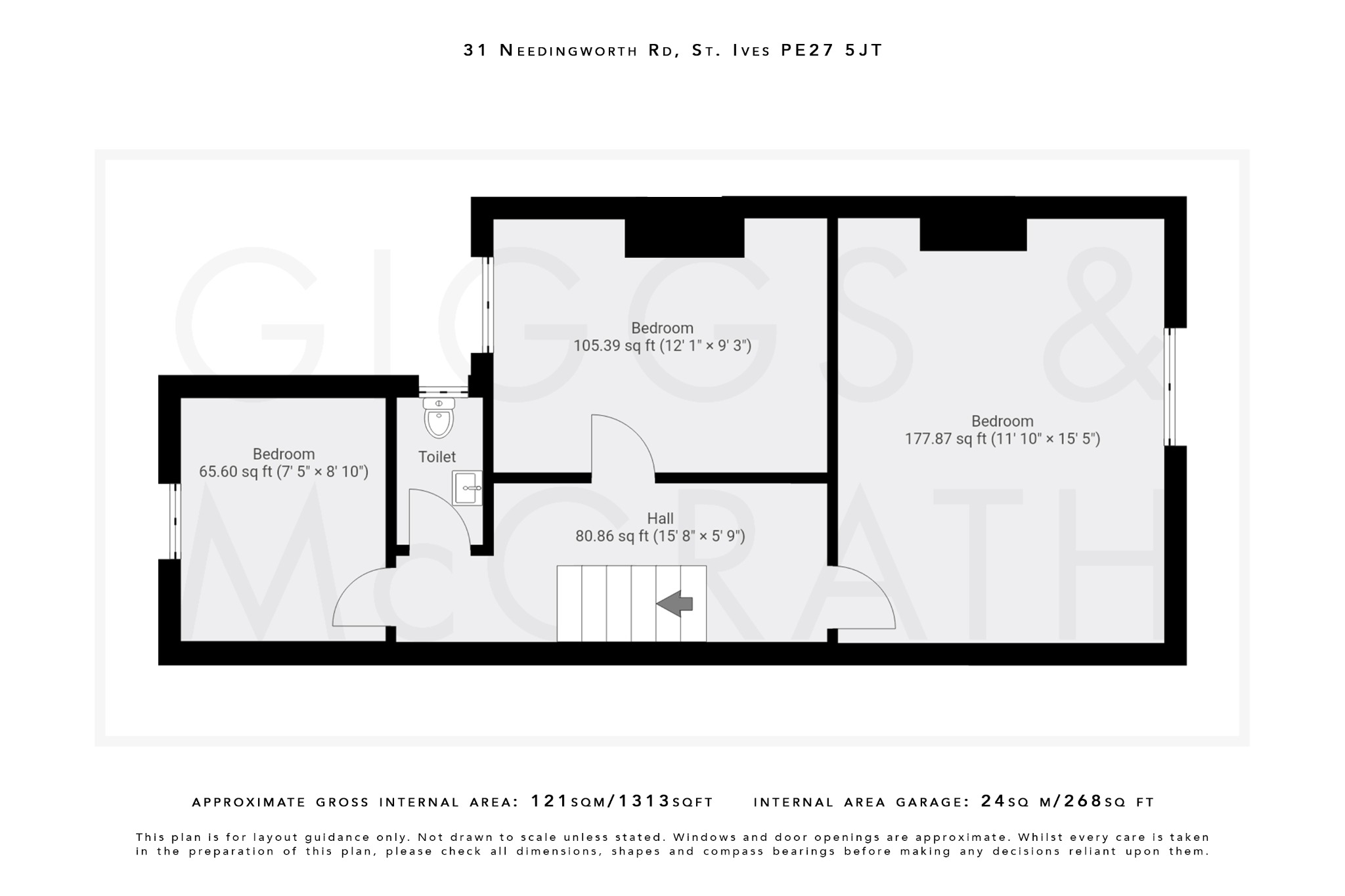 3 bed terraced house for sale in Needingworth Road, St Ives - Property Floorplan