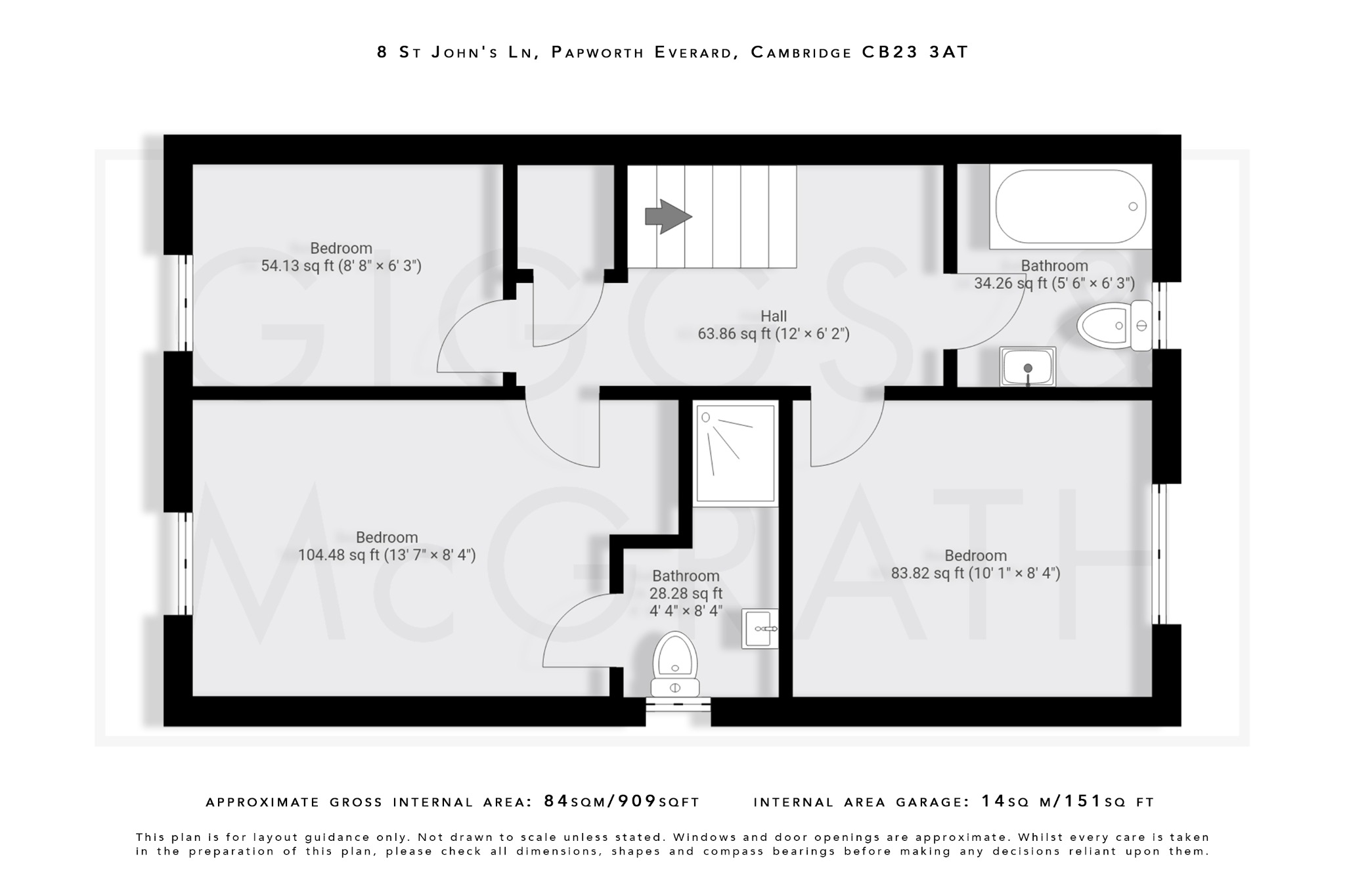 3 bed semi-detached house for sale in St John's Lane, Cambridge - Property Floorplan