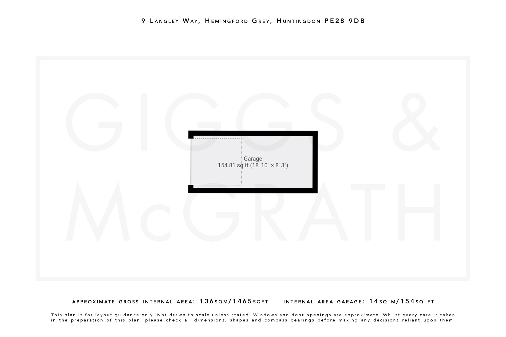 3 bed detached house for sale in Langley Way, Cambridgeshire - Property Floorplan