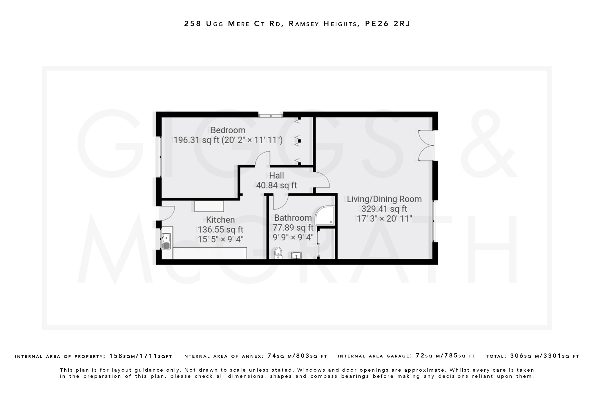 5 bed detached house for sale in Ugg Mere Court Road, Huntingdon - Property Floorplan