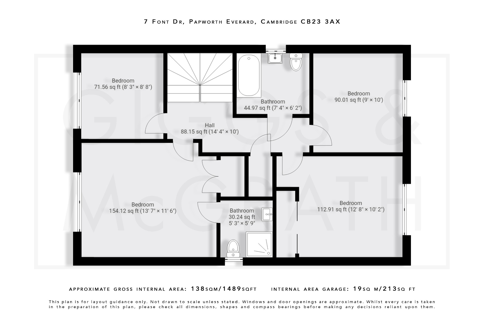 4 bed detached house for sale in Font Drive, Cambridgeshire - Property Floorplan
