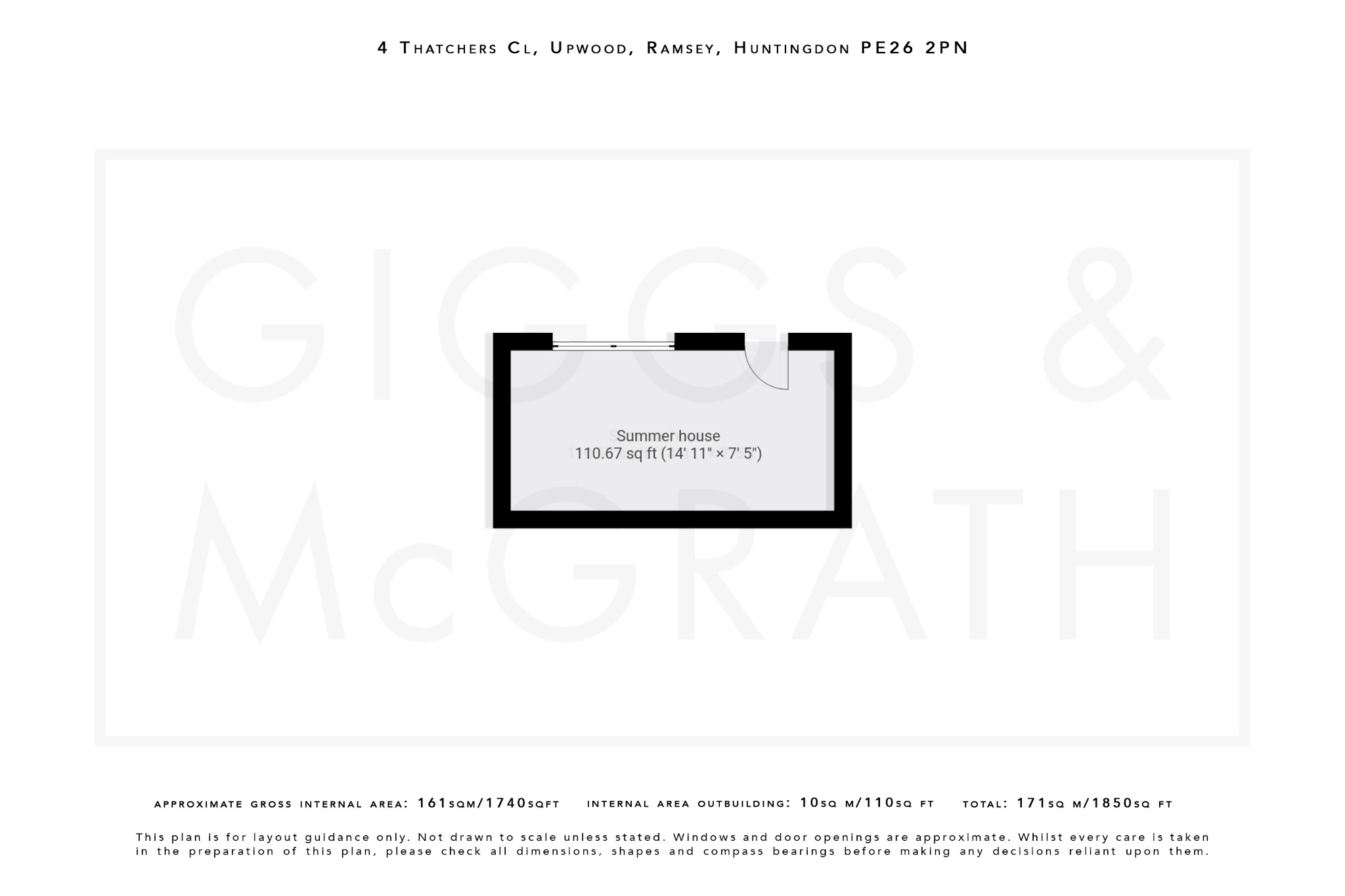 4 bed detached house for sale in Thatchers Close, Huntingdon - Property Floorplan