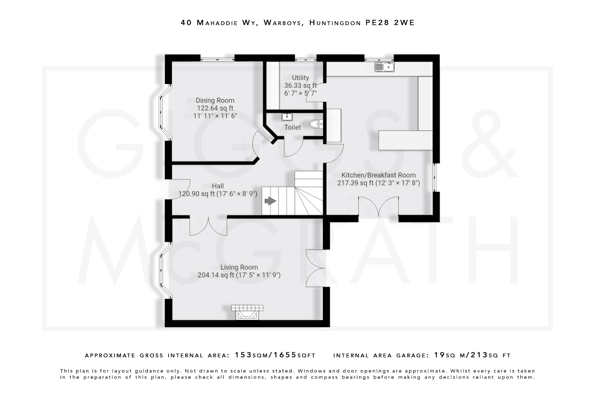4 bed detached house for sale in Mahaddie Way, Cambridgeshire - Property Floorplan