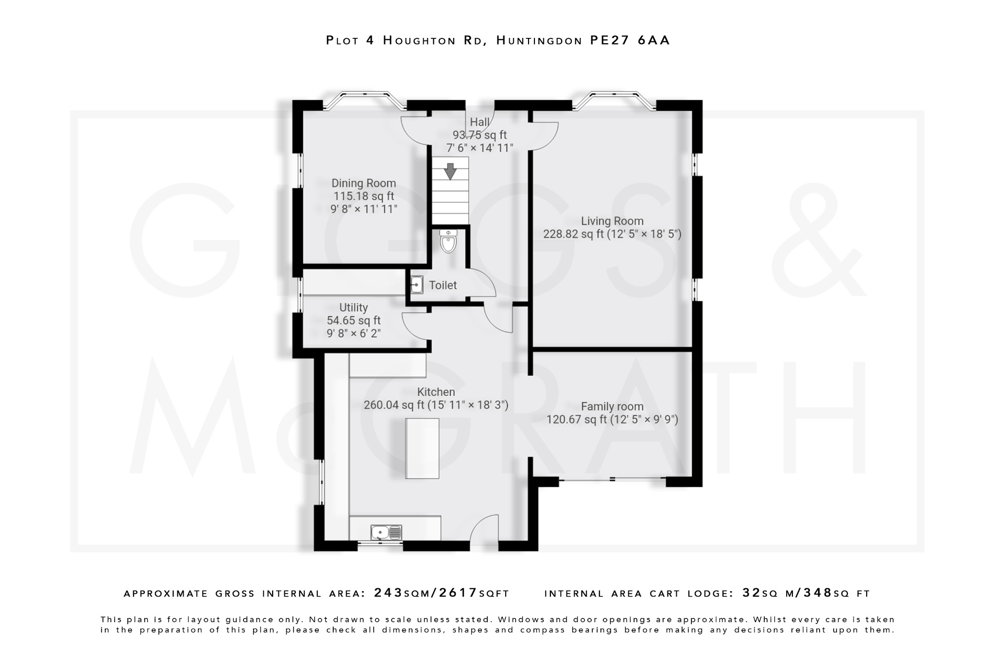 4 bed detached house for sale in Range Rd S, Houghton Road - Property Floorplan